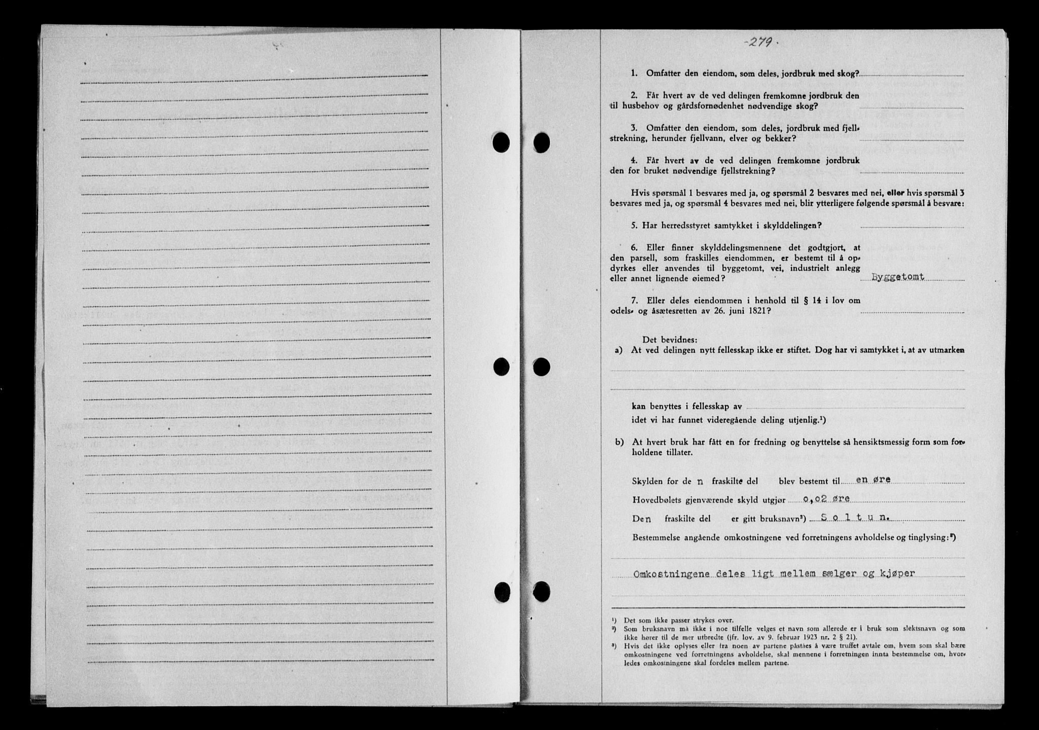 Gauldal sorenskriveri, SAT/A-0014/1/2/2C/L0058: Mortgage book no. 63, 1944-1945, Diary no: : 1040/1944