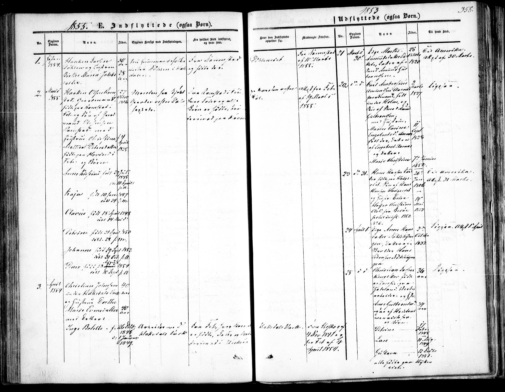 Nittedal prestekontor Kirkebøker, SAO/A-10365a/F/Fa/L0005: Parish register (official) no. I 5, 1850-1862, p. 358