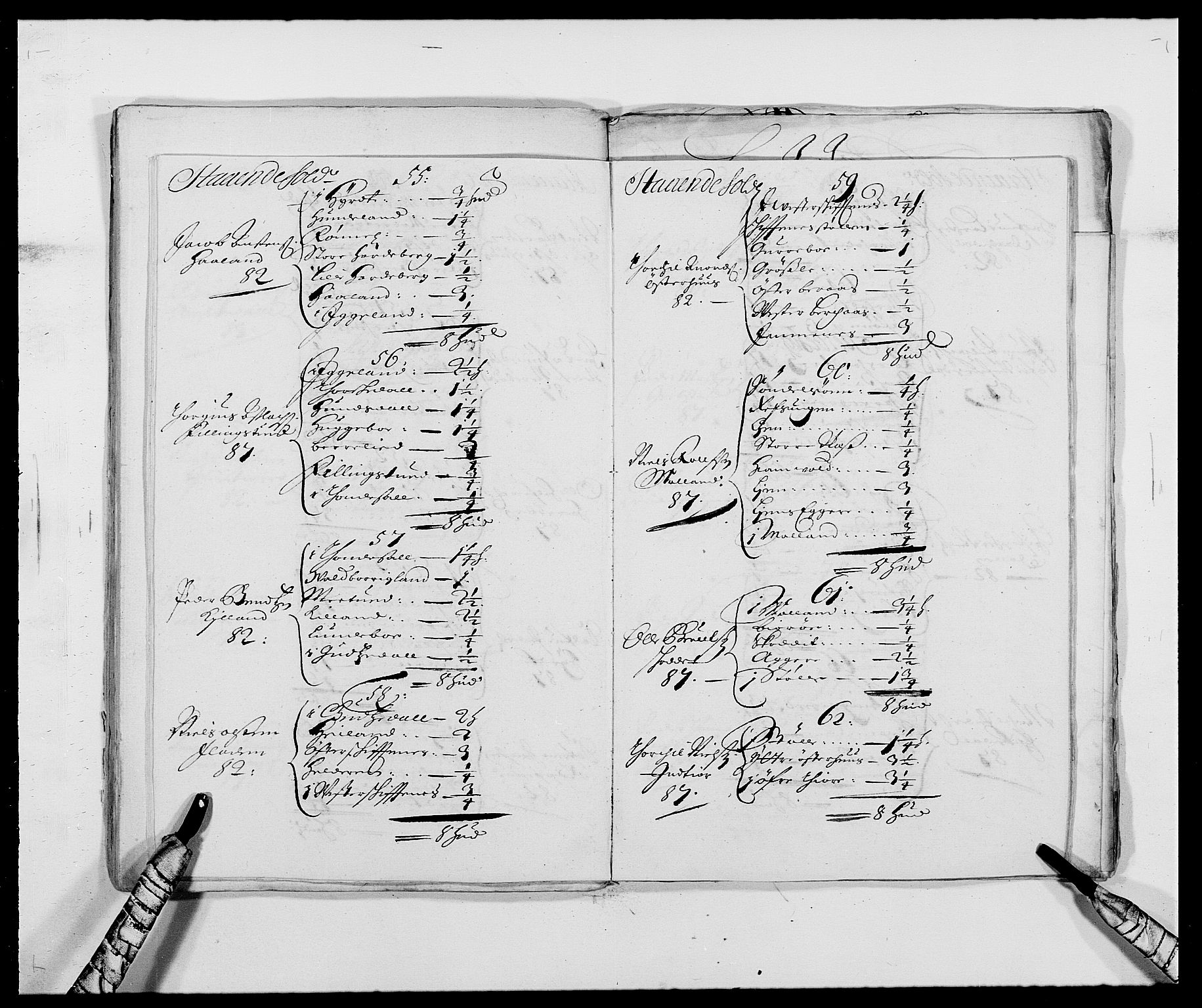 Rentekammeret inntil 1814, Reviderte regnskaper, Fogderegnskap, AV/RA-EA-4092/R39/L2309: Fogderegnskap Nedenes, 1684-1689, p. 38