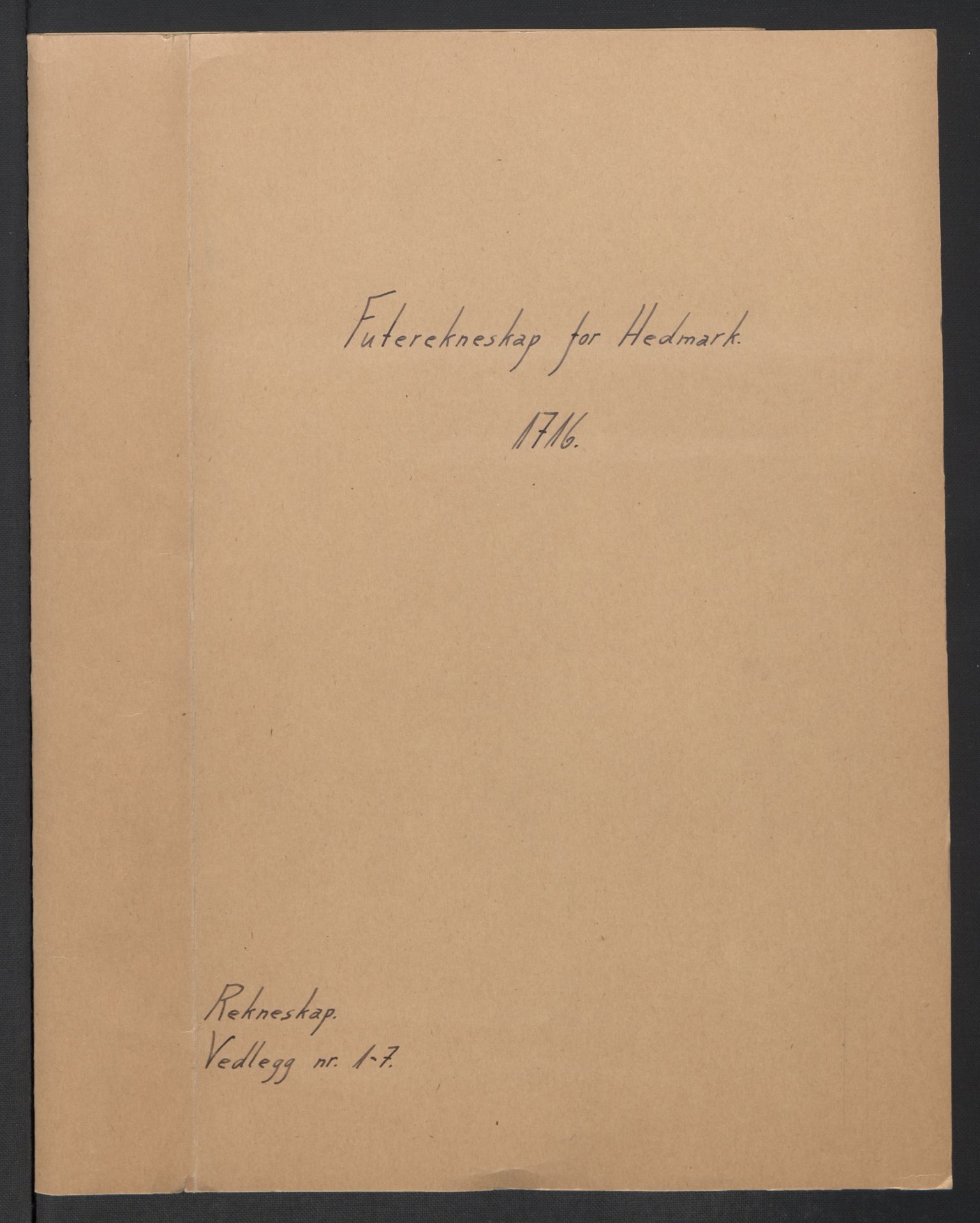 Rentekammeret inntil 1814, Reviderte regnskaper, Fogderegnskap, RA/EA-4092/R16/L1055: Fogderegnskap Hedmark, 1716, p. 2