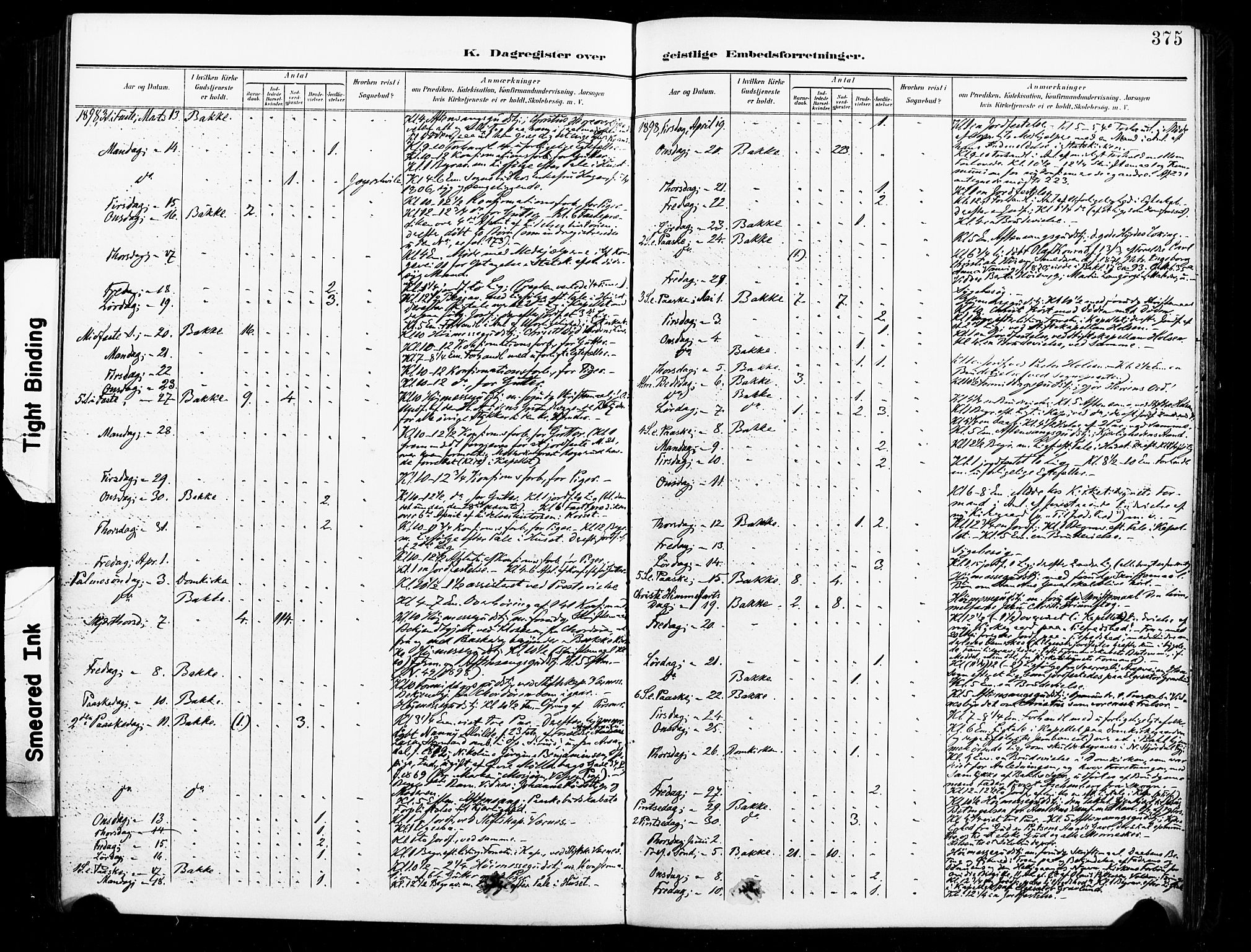 Ministerialprotokoller, klokkerbøker og fødselsregistre - Sør-Trøndelag, SAT/A-1456/604/L0198: Parish register (official) no. 604A19, 1893-1900, p. 375