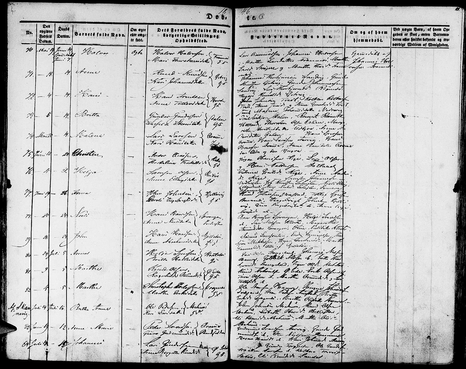 Fjelberg sokneprestembete, SAB/A-75201/H/Haa: Parish register (official) no. A 6, 1835-1851, p. 101