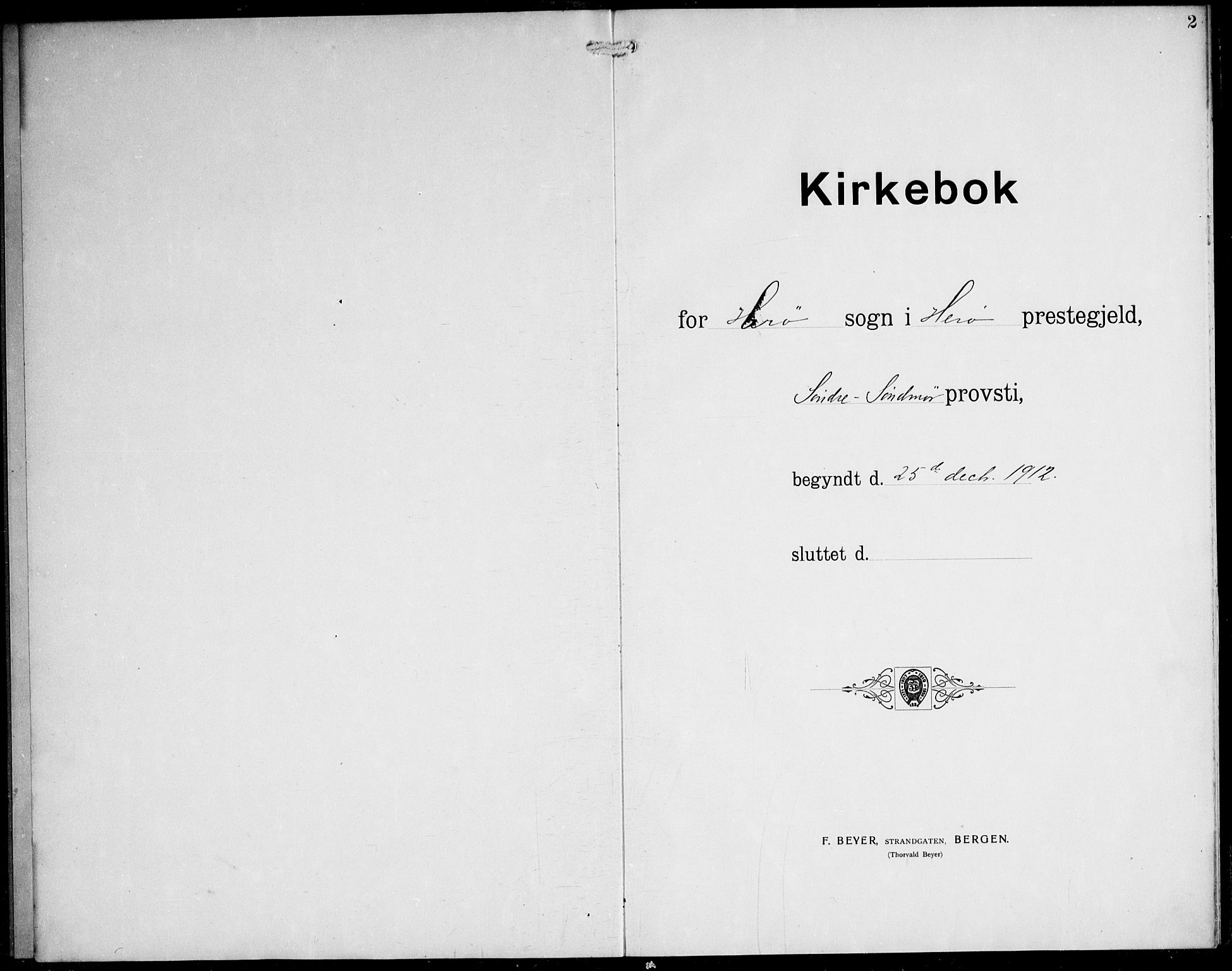 Ministerialprotokoller, klokkerbøker og fødselsregistre - Møre og Romsdal, AV/SAT-A-1454/507/L0076: Parish register (official) no. 507A11, 1893-1925, p. 2