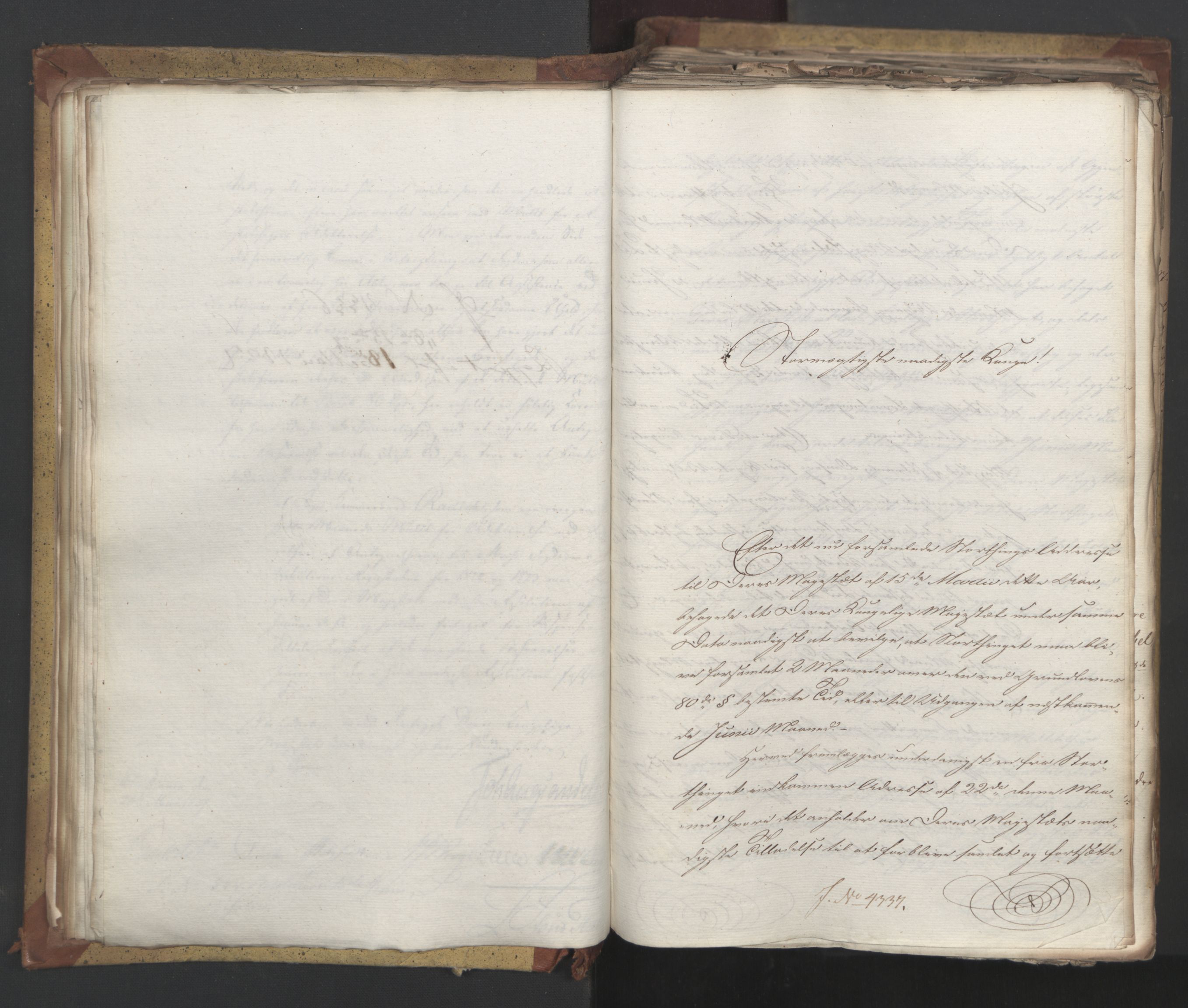 Statsrådsavdelingen i Stockholm, AV/RA-S-1003/D/Da/L0051: Regjeringsinnstillinger nr. 4310-4565, 1827, p. 64