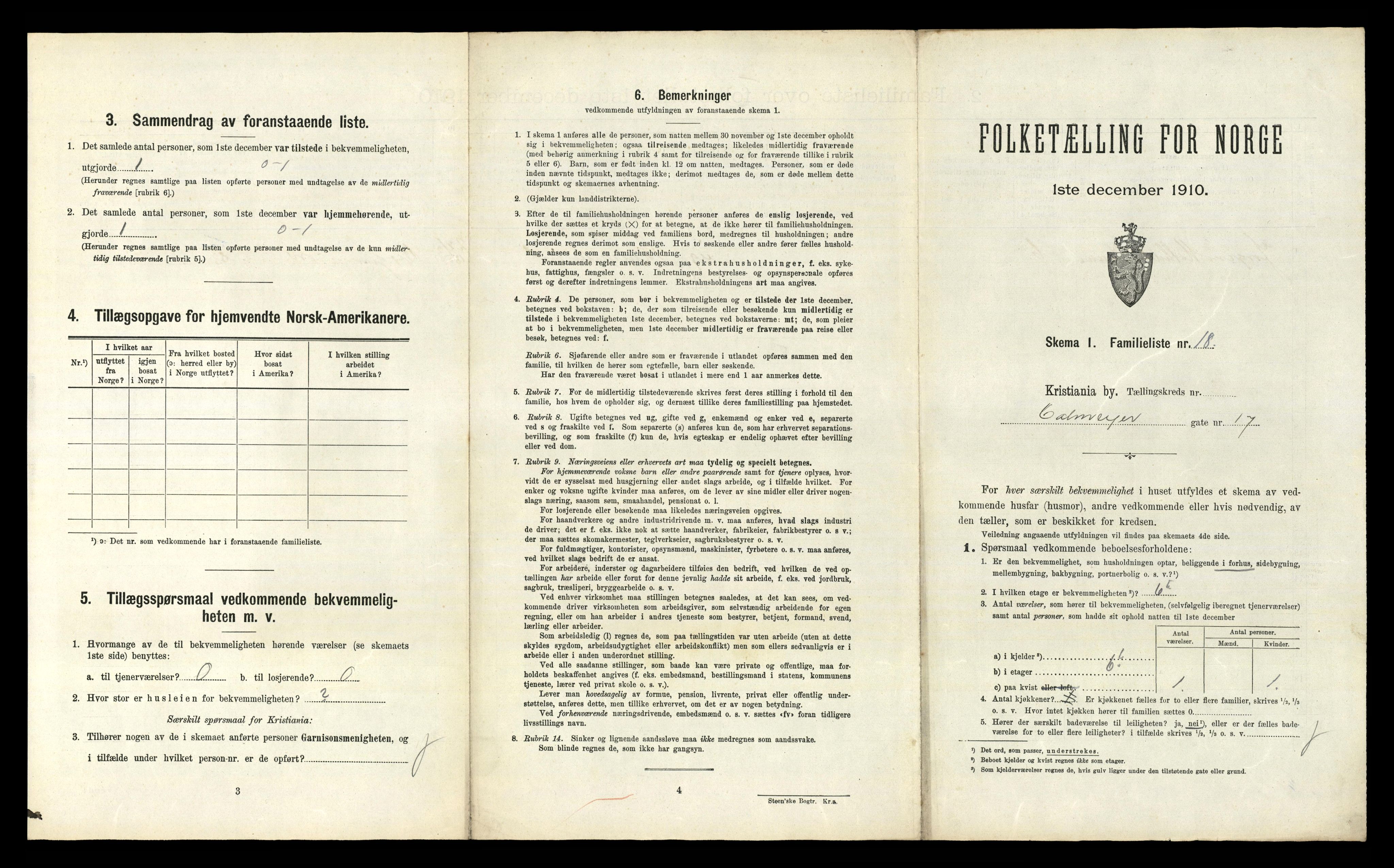 RA, 1910 census for Kristiania, 1910, p. 12821