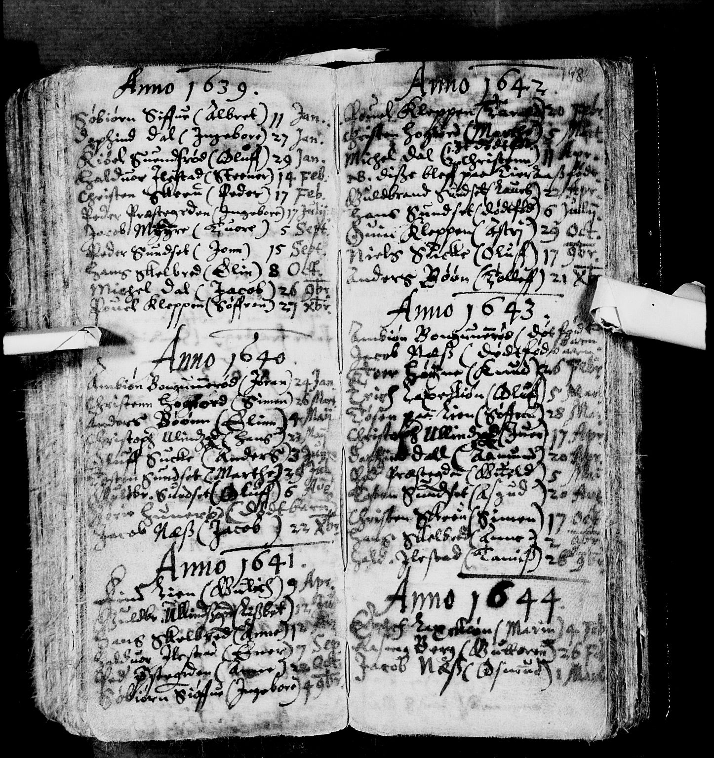 Andebu kirkebøker, SAKO/A-336/F/Fa/L0001: Parish register (official) no. 1 /3, 1623-1738, p. 198