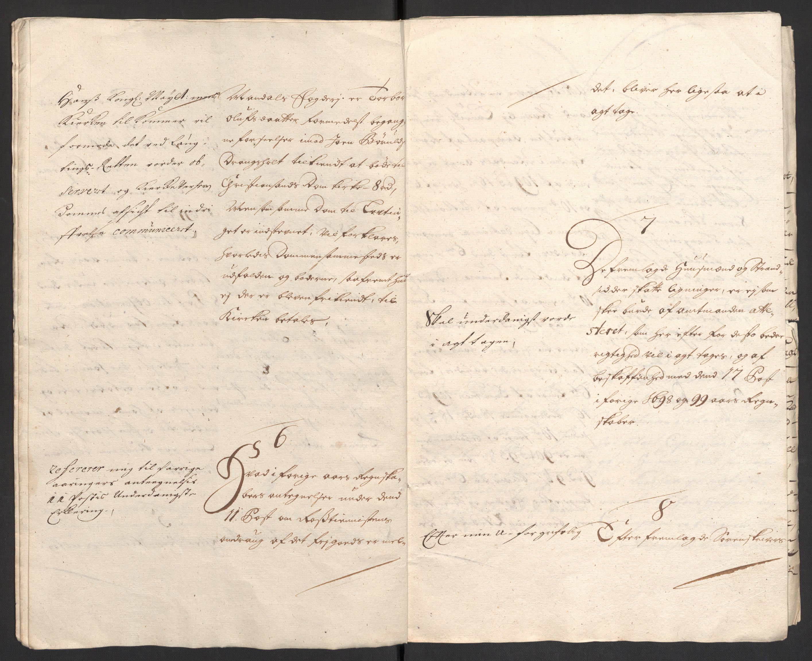 Rentekammeret inntil 1814, Reviderte regnskaper, Fogderegnskap, AV/RA-EA-4092/R43/L2548: Fogderegnskap Lista og Mandal, 1700, p. 281