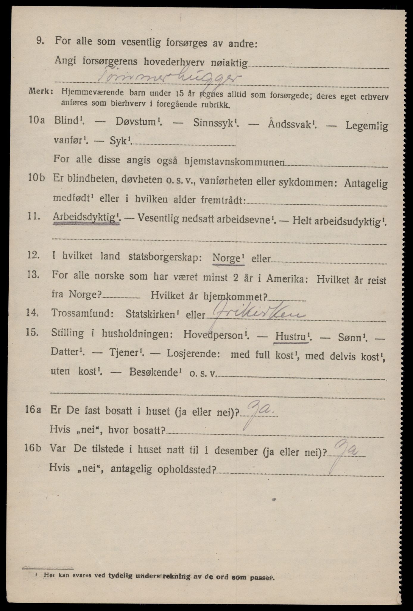 SAKO, 1920 census for Nissedal, 1920, p. 3880