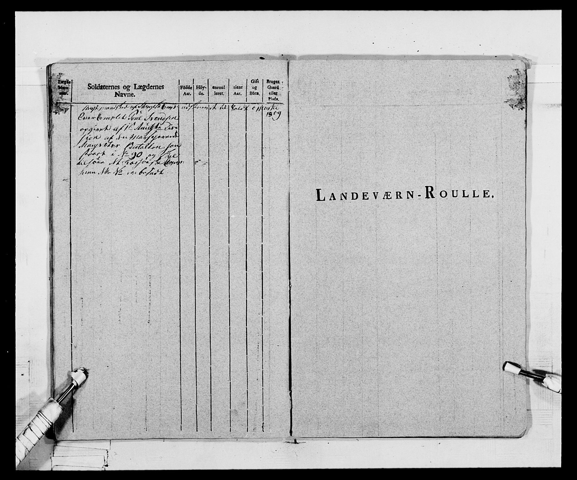 Generalitets- og kommissariatskollegiet, Det kongelige norske kommissariatskollegium, AV/RA-EA-5420/E/Eh/L0068: Opplandske nasjonale infanteriregiment, 1802-1805, p. 418