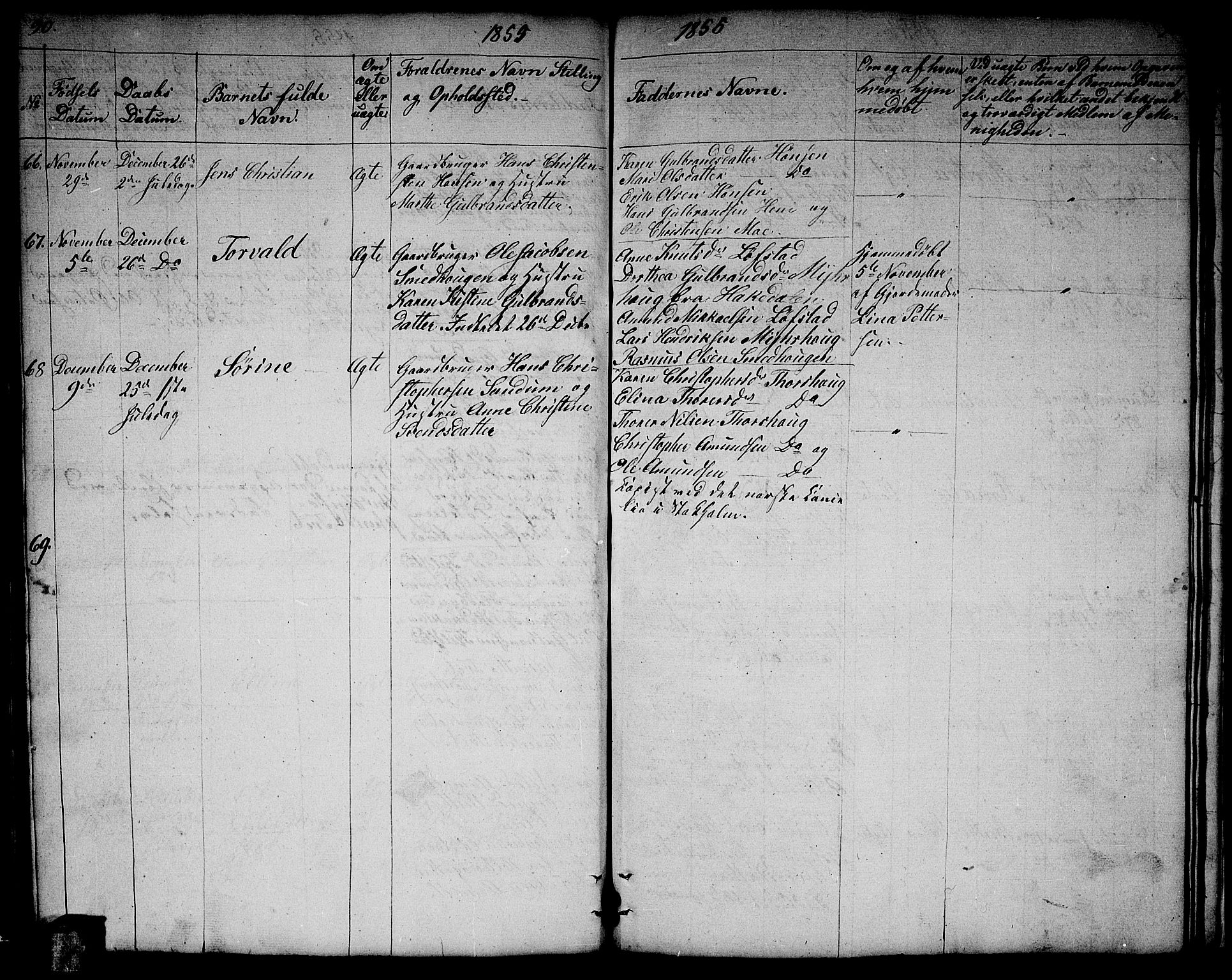 Gjerdrum prestekontor Kirkebøker, AV/SAO-A-10412b/G/Ga/L0003: Parish register (copy) no. I 3, 1851-1858, p. 90-91