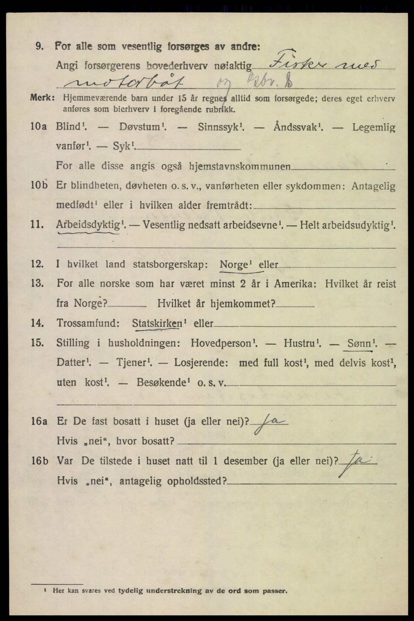 SAK, 1920 census for Randesund, 1920, p. 2775