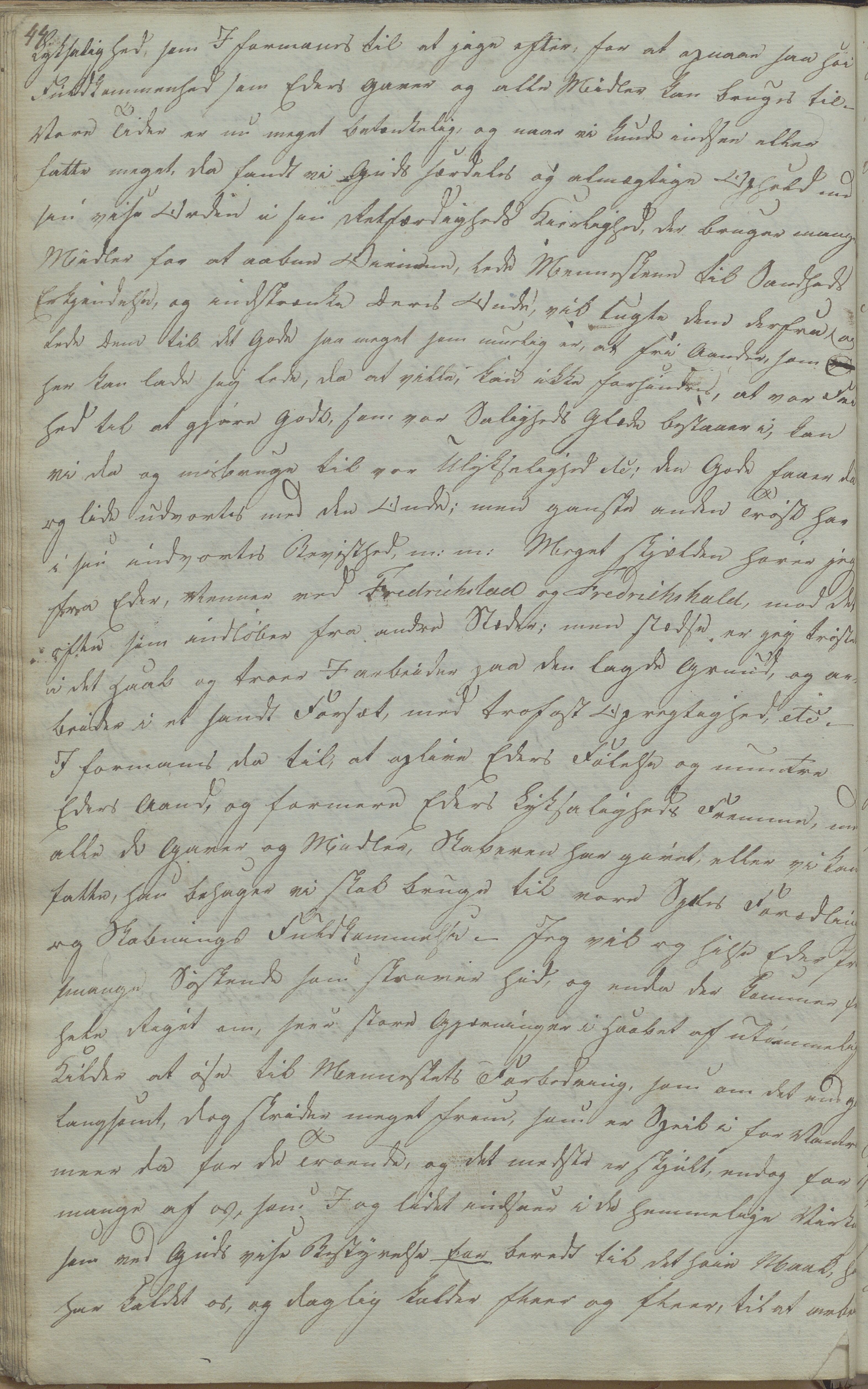 Heggtveitsamlingen, TMF/A-1007/H/L0052/0001: Innbundne brev Ms. S, med innlagt registratur / Innbundne brev Ms S. , 1801-1823, p. 44