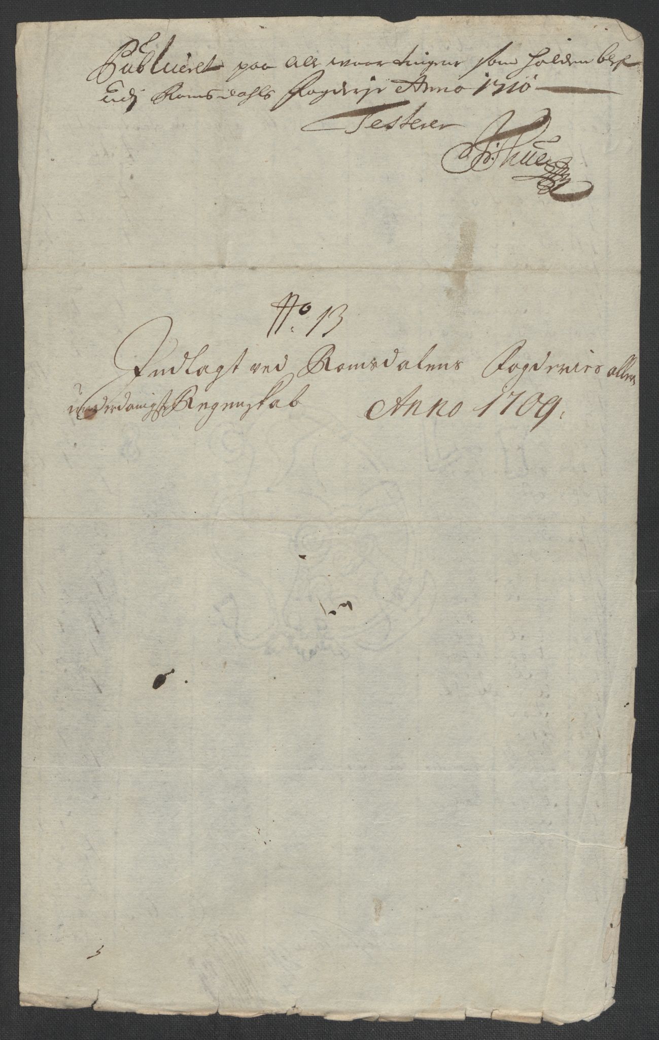 Rentekammeret inntil 1814, Reviderte regnskaper, Fogderegnskap, RA/EA-4092/R55/L3659: Fogderegnskap Romsdal, 1709-1710, p. 140
