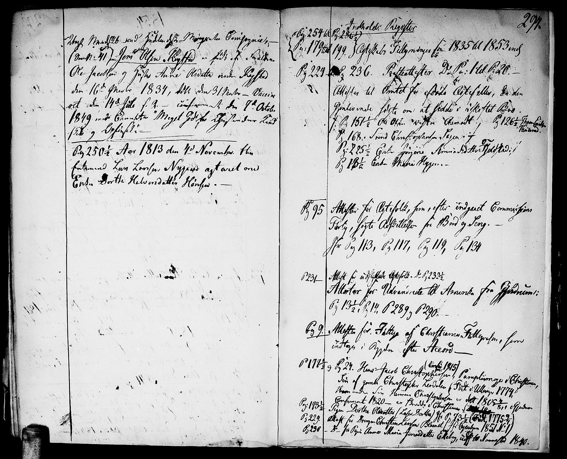 Gjerdrum prestekontor Kirkebøker, SAO/A-10412b/F/Fa/L0003: Parish register (official) no. I 3, 1798-1815, p. 294