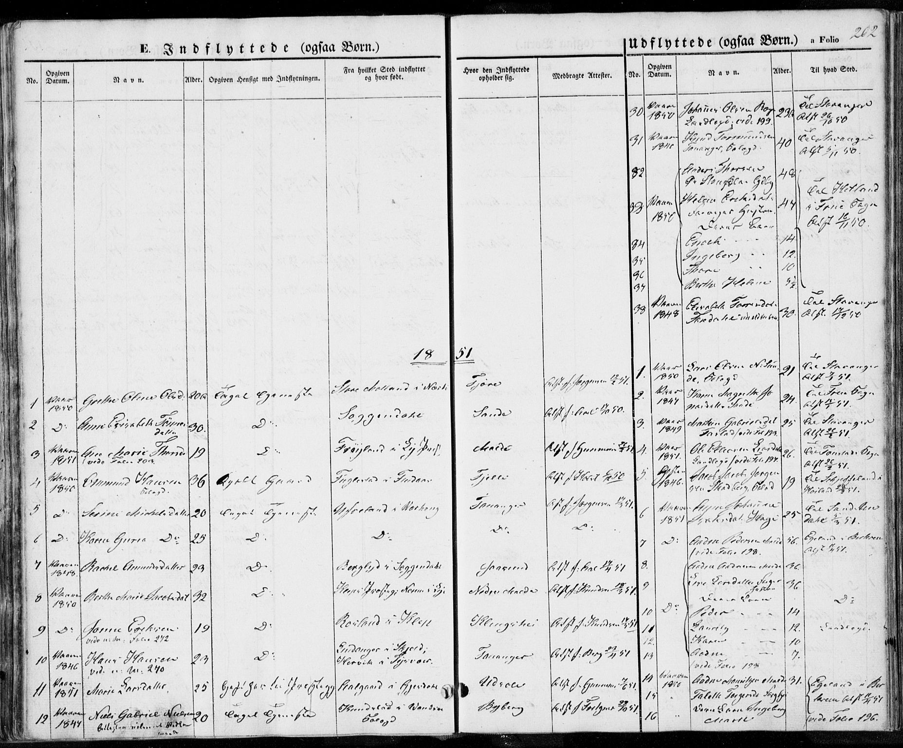 Håland sokneprestkontor, SAST/A-101802/001/30BA/L0006: Parish register (official) no. A 6, 1842-1853, p. 202