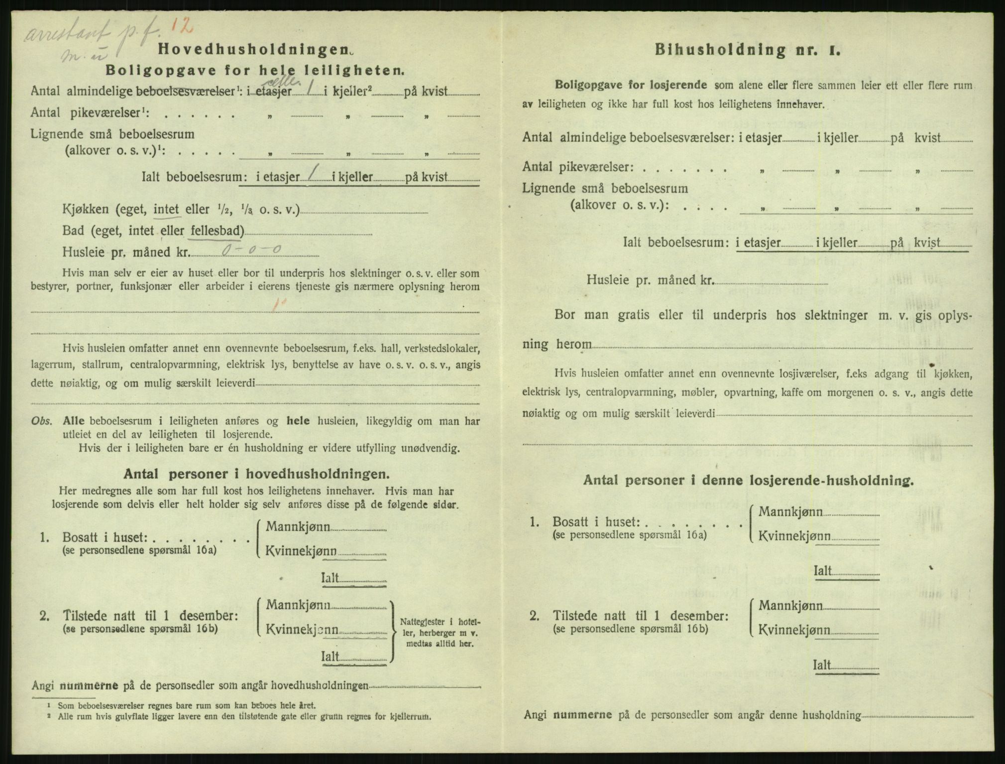 SAKO, 1920 census for Holmestrand, 1920, p. 1139