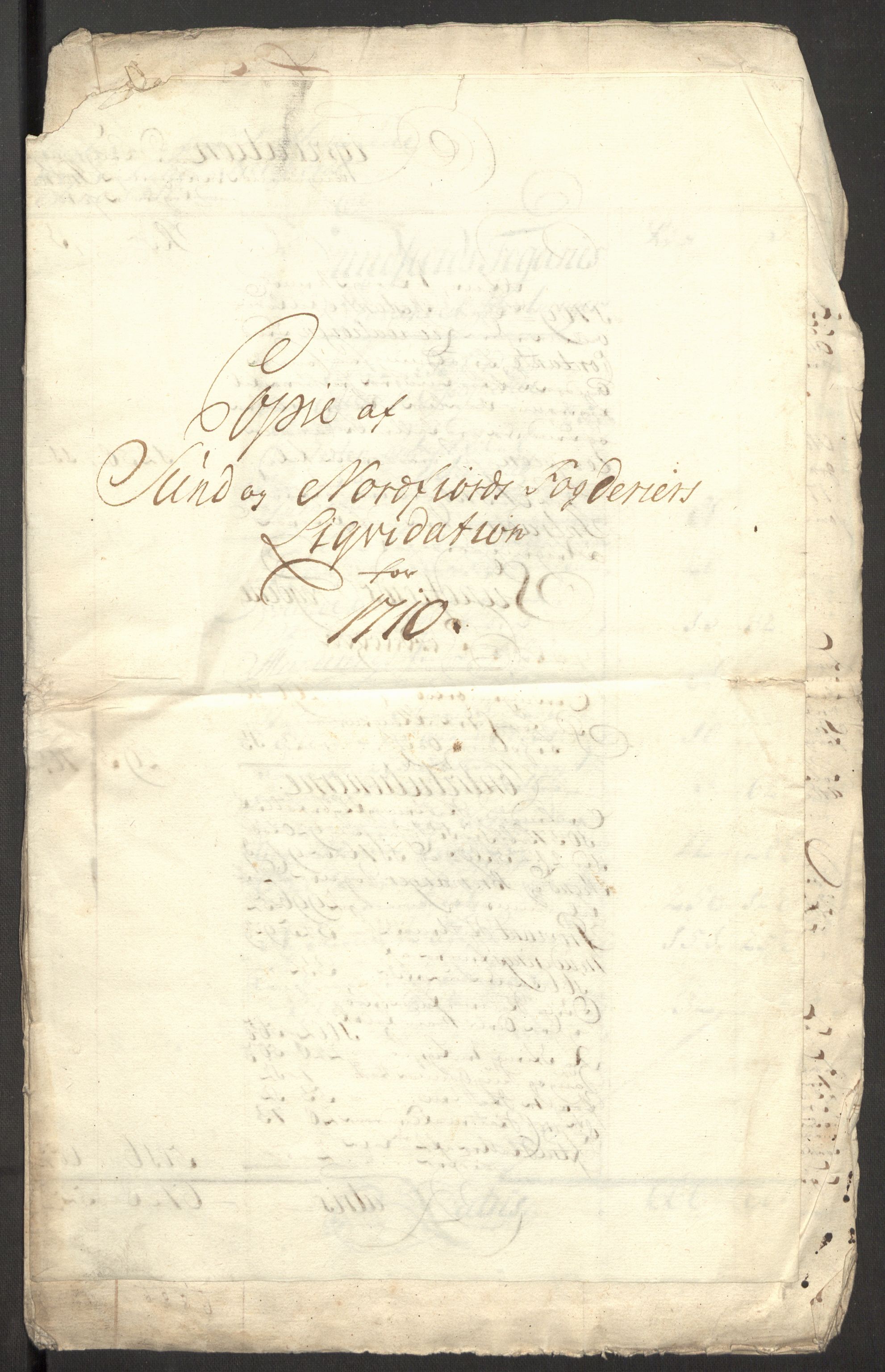 Rentekammeret inntil 1814, Reviderte regnskaper, Fogderegnskap, RA/EA-4092/R53/L3433: Fogderegnskap Sunn- og Nordfjord, 1710-1711, p. 11