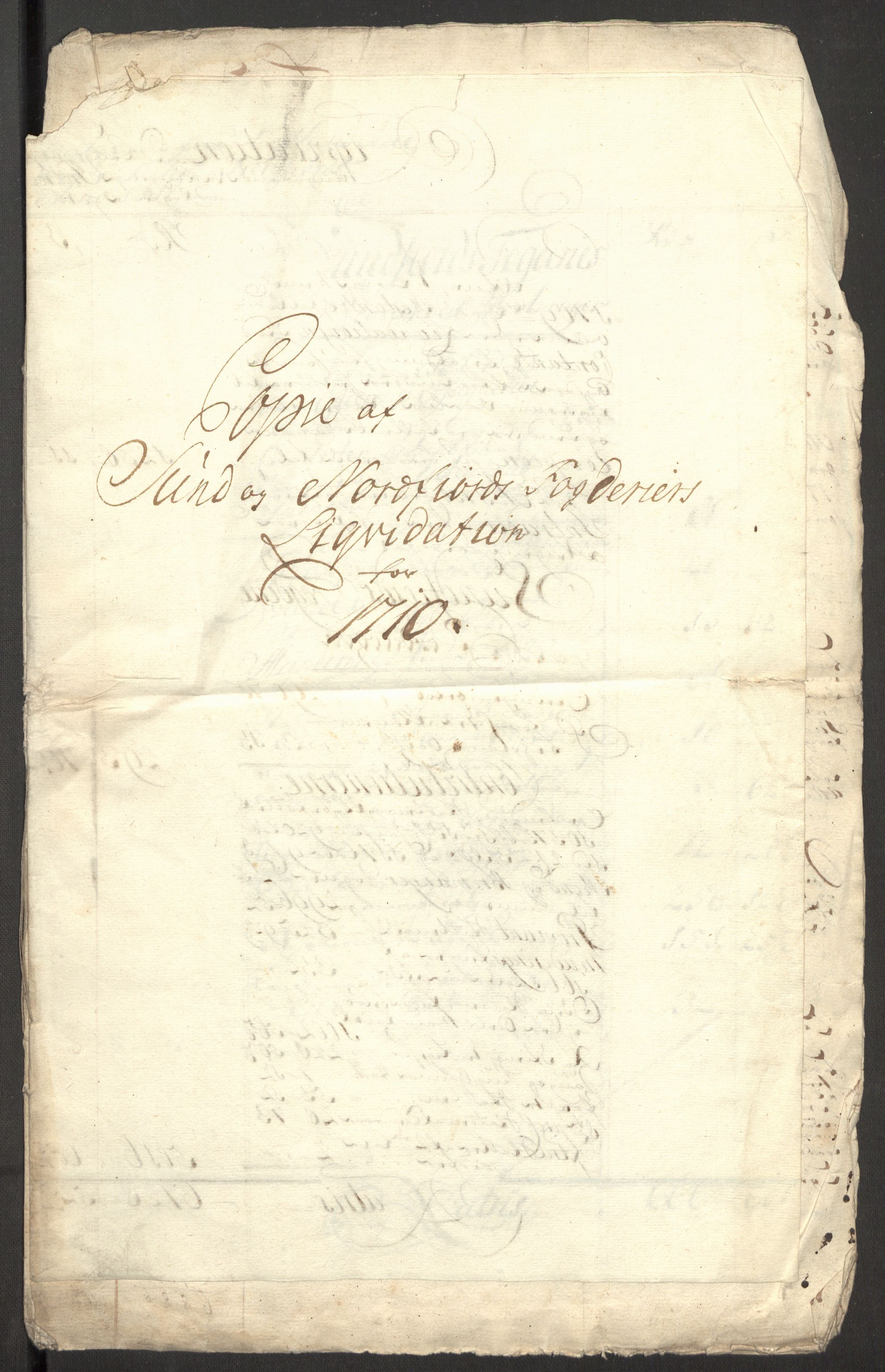 Rentekammeret inntil 1814, Reviderte regnskaper, Fogderegnskap, AV/RA-EA-4092/R53/L3433: Fogderegnskap Sunn- og Nordfjord, 1710-1711, p. 11