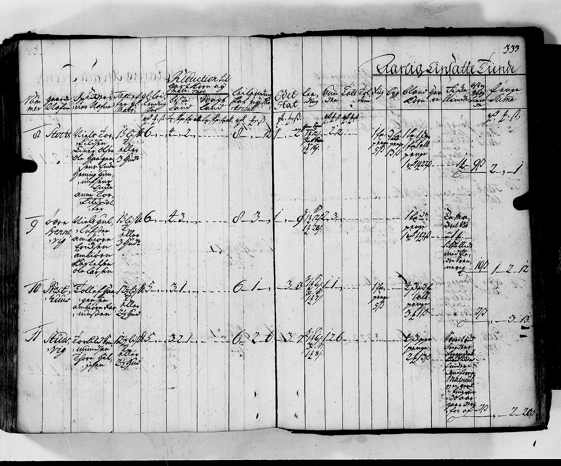 Rentekammeret inntil 1814, Realistisk ordnet avdeling, AV/RA-EA-4070/N/Nb/Nbf/L0130: Lista matrikkelprotokoll, 1723, p. 333