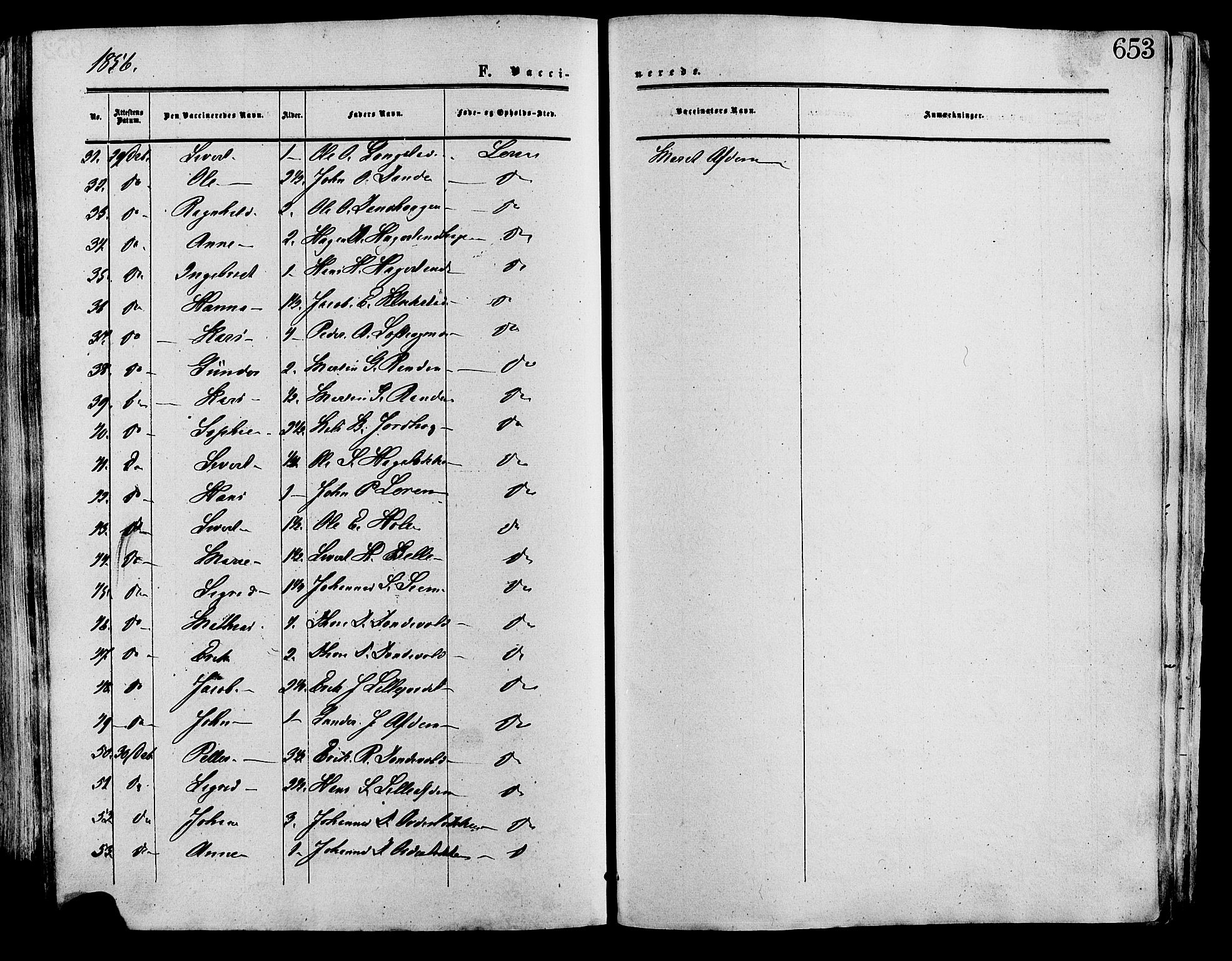 Lesja prestekontor, AV/SAH-PREST-068/H/Ha/Haa/L0008: Parish register (official) no. 8, 1854-1880, p. 653