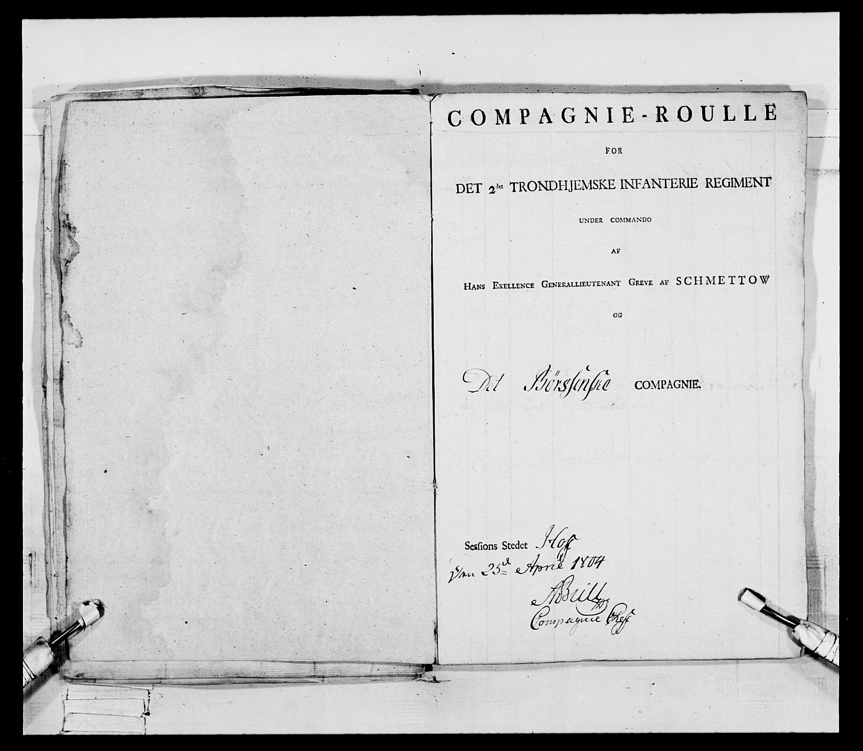 Generalitets- og kommissariatskollegiet, Det kongelige norske kommissariatskollegium, AV/RA-EA-5420/E/Eh/L0081: 2. Trondheimske nasjonale infanteriregiment, 1801-1804, p. 16