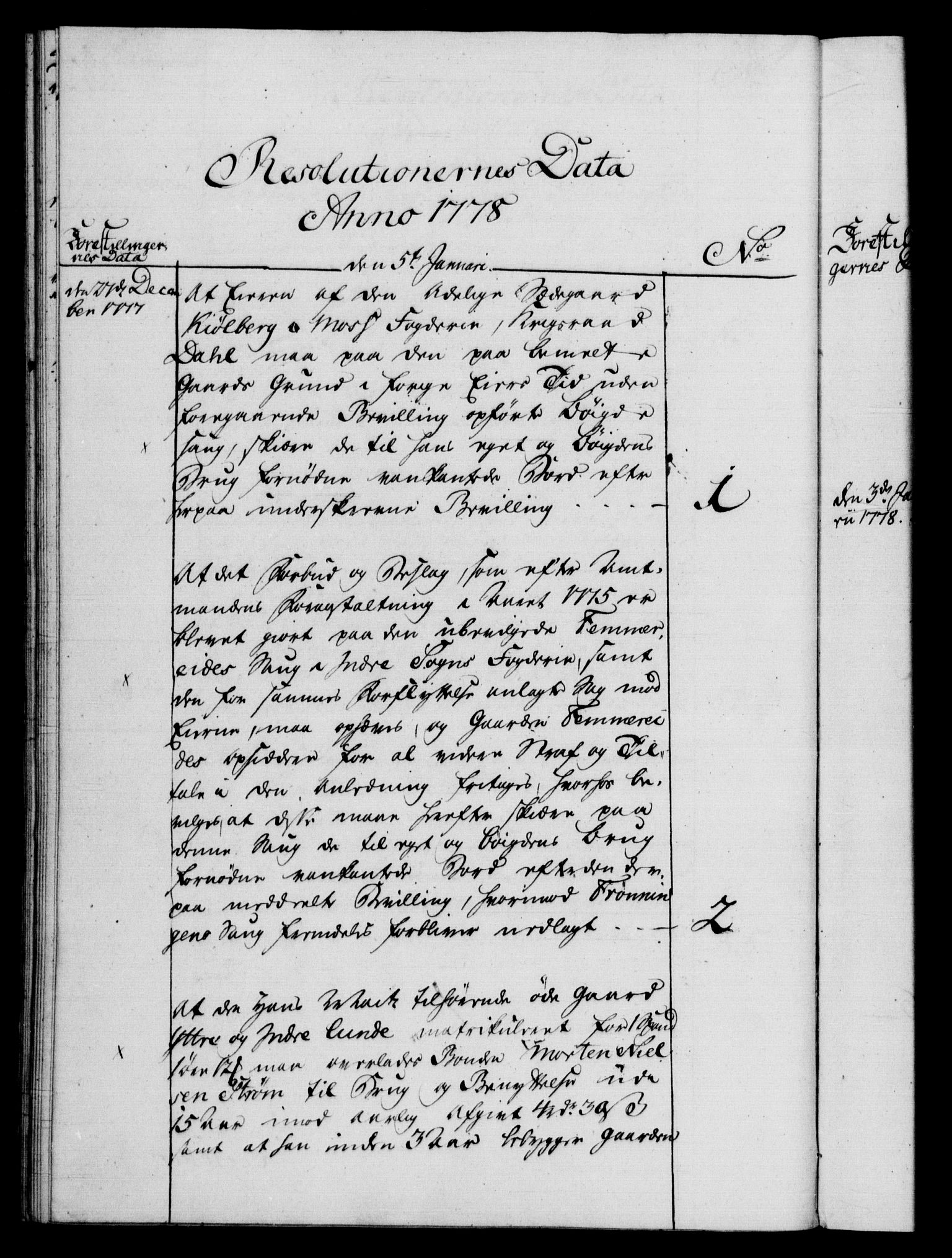 Rentekammeret, Kammerkanselliet, RA/EA-3111/G/Gf/Gfb/L0009: Register til norske relasjons- og resolusjonsprotokoller (merket RK 52.104), 1773-1780, p. 116