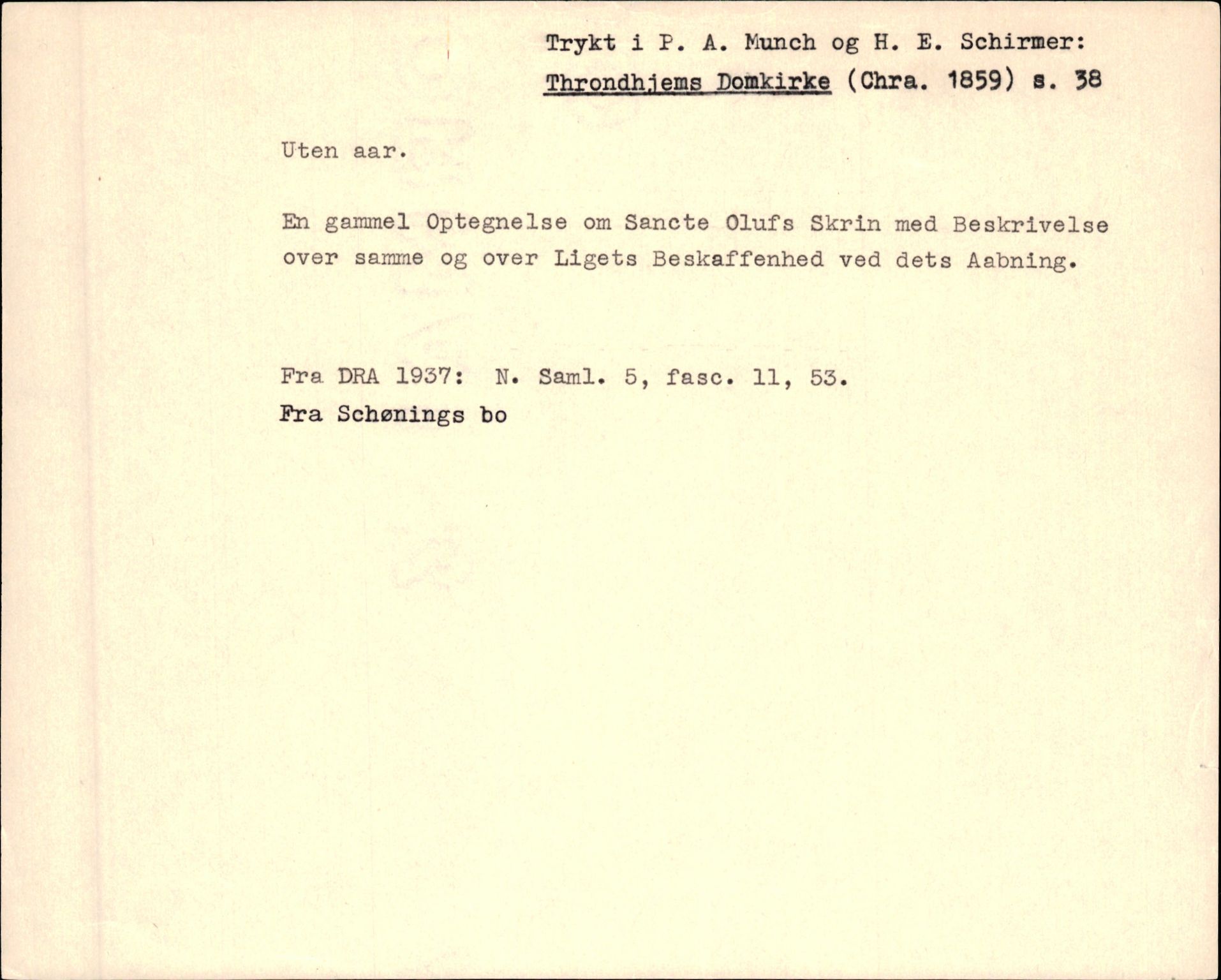 Riksarkivets diplomsamling, AV/RA-EA-5965/F35/F35f/L0002: Regestsedler: Diplomer fra DRA 1937 og 1996, p. 1060