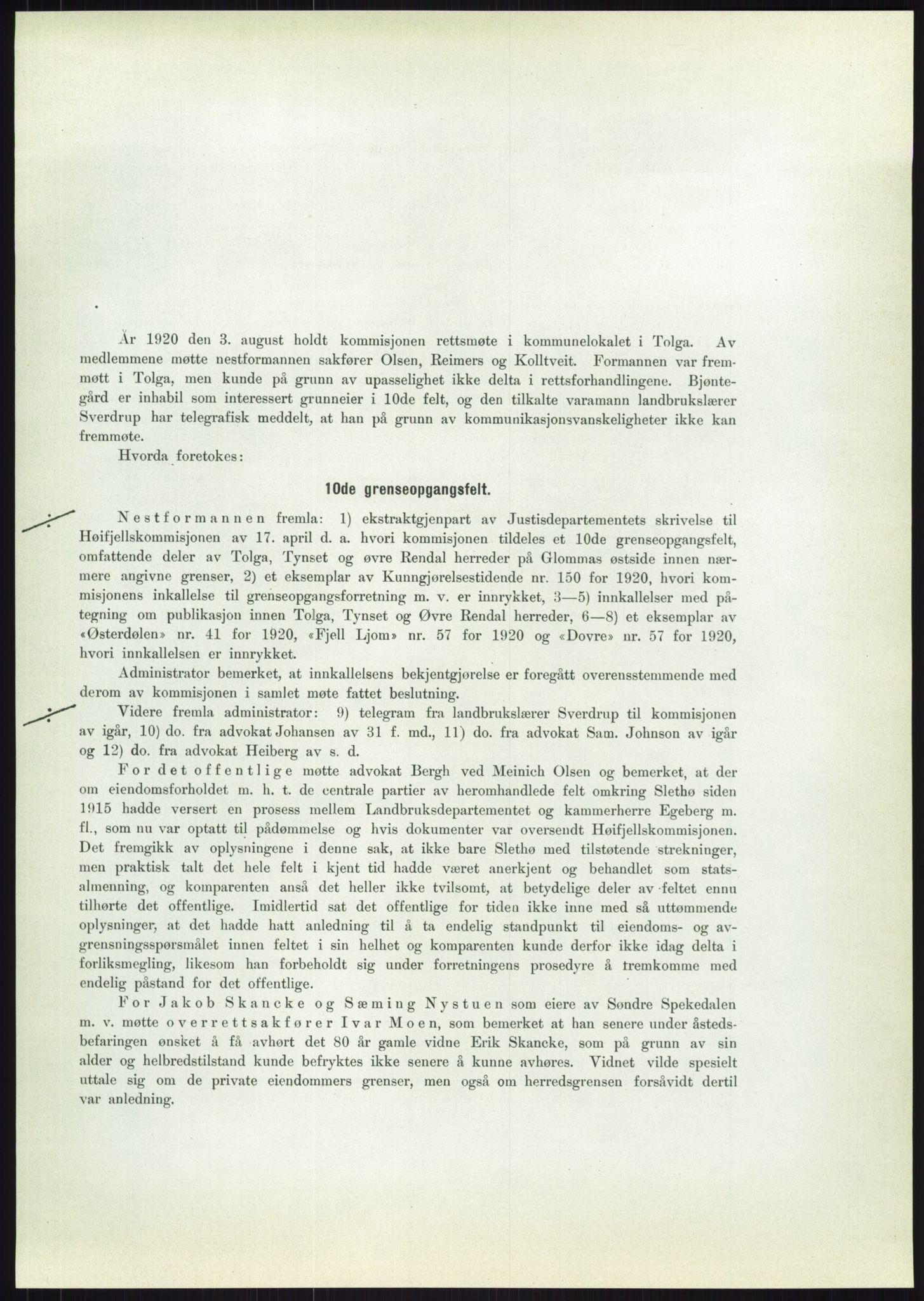 Høyfjellskommisjonen, AV/RA-S-1546/X/Xa/L0001: Nr. 1-33, 1909-1953, p. 4317