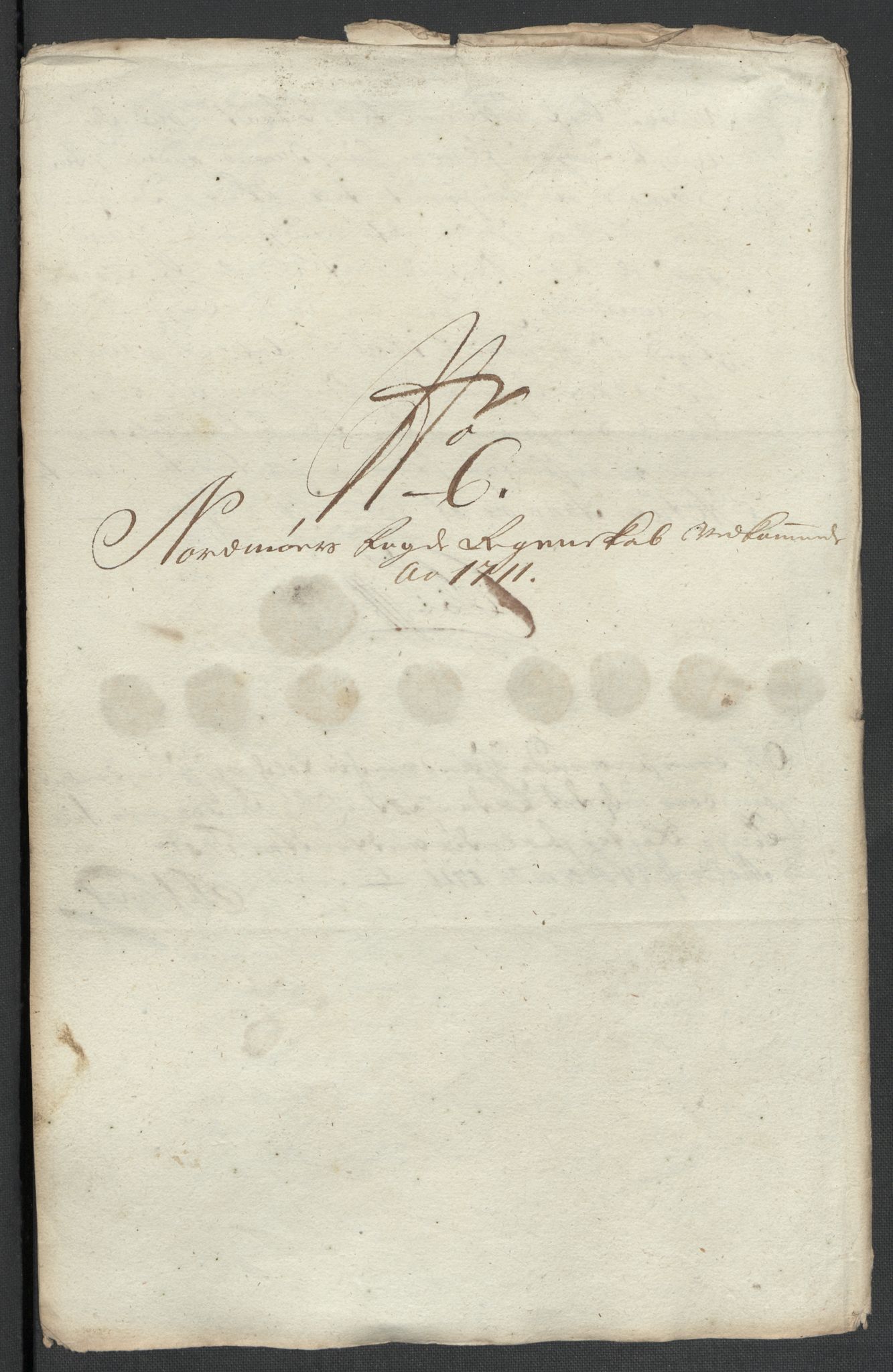 Rentekammeret inntil 1814, Reviderte regnskaper, Fogderegnskap, AV/RA-EA-4092/R56/L3745: Fogderegnskap Nordmøre, 1711, p. 97