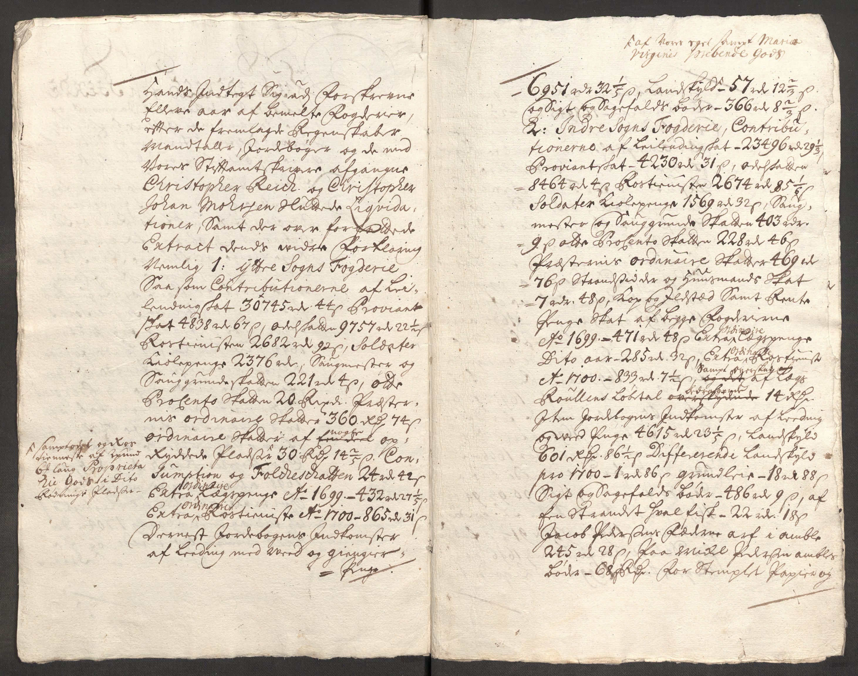 Rentekammeret inntil 1814, Reviderte regnskaper, Fogderegnskap, AV/RA-EA-4092/R52/L3313: Fogderegnskap Sogn, 1703-1704, p. 590