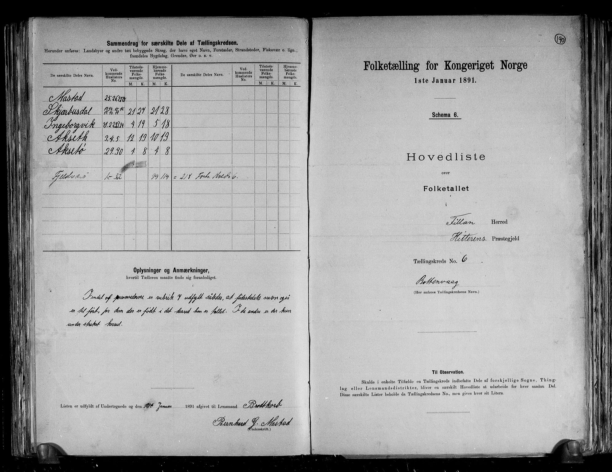 RA, 1891 census for 1616 Fillan, 1891, p. 14