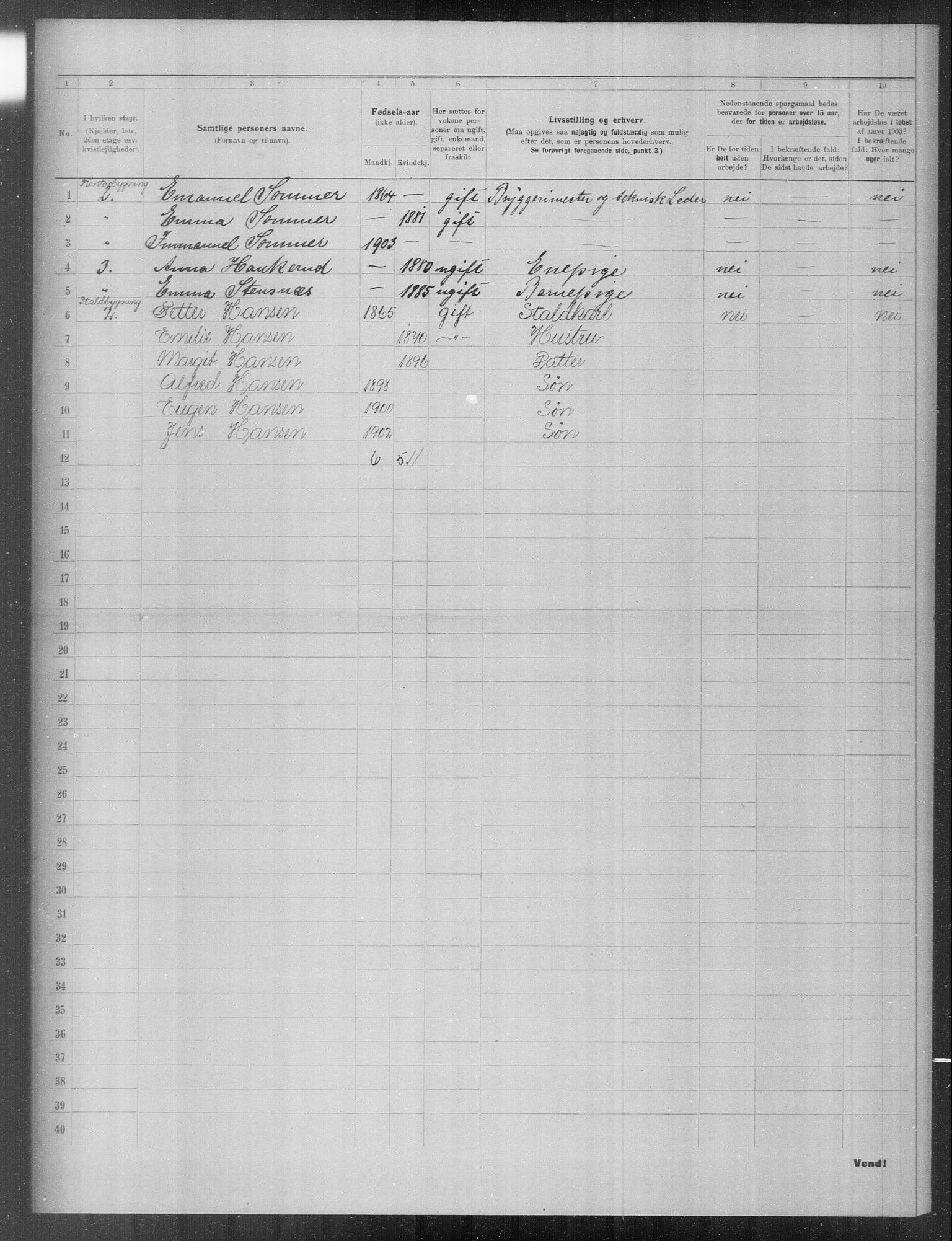 OBA, Municipal Census 1903 for Kristiania, 1903, p. 21226