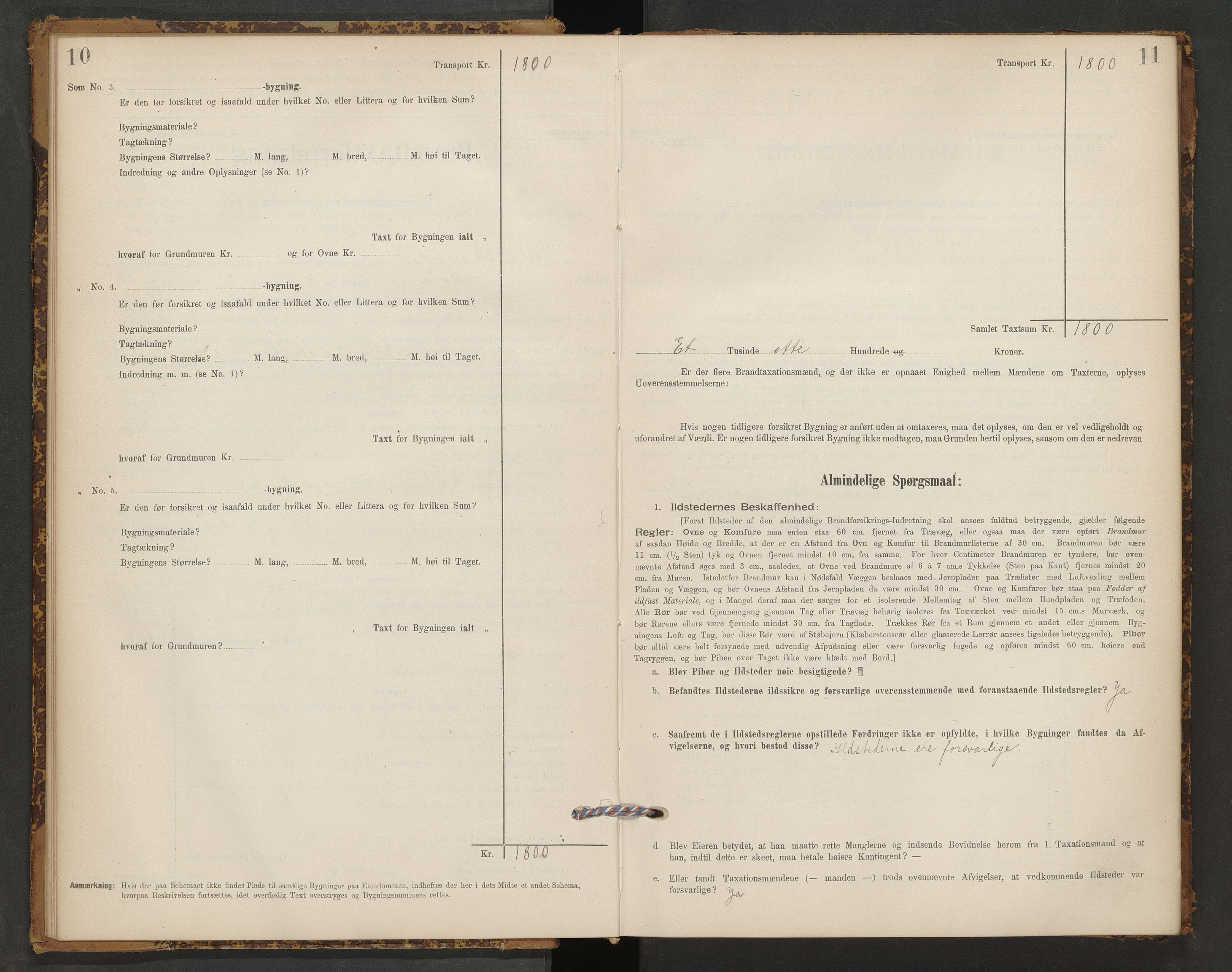 Gjerpen og Siljan lensmannskontor, AV/SAKO-A-555/Y/Ye/Yeb/L0001: Skjematakstprotokoll, 1895-1897