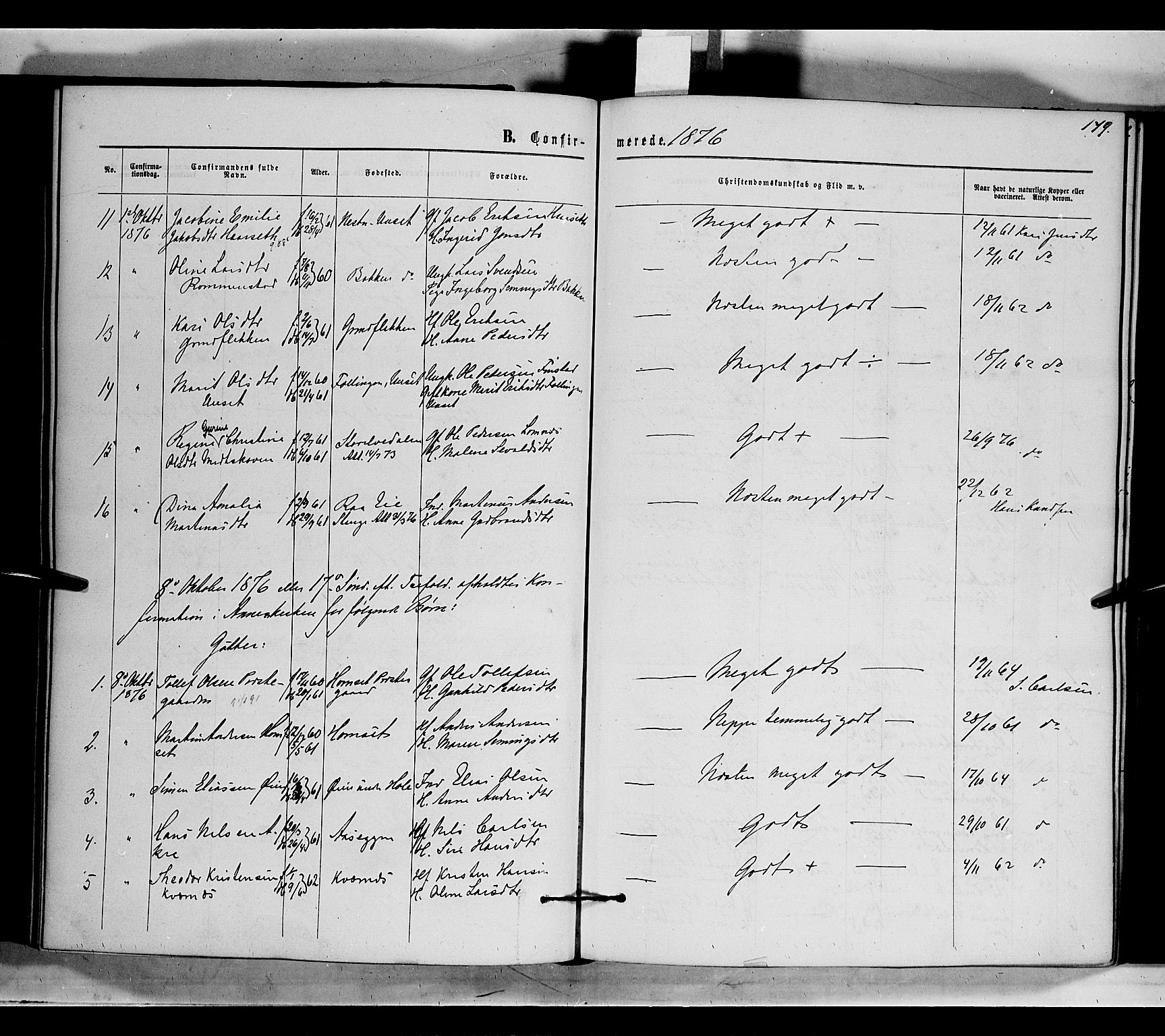 Rendalen prestekontor, AV/SAH-PREST-054/H/Ha/Haa/L0006: Parish register (official) no. 6, 1867-1877, p. 179