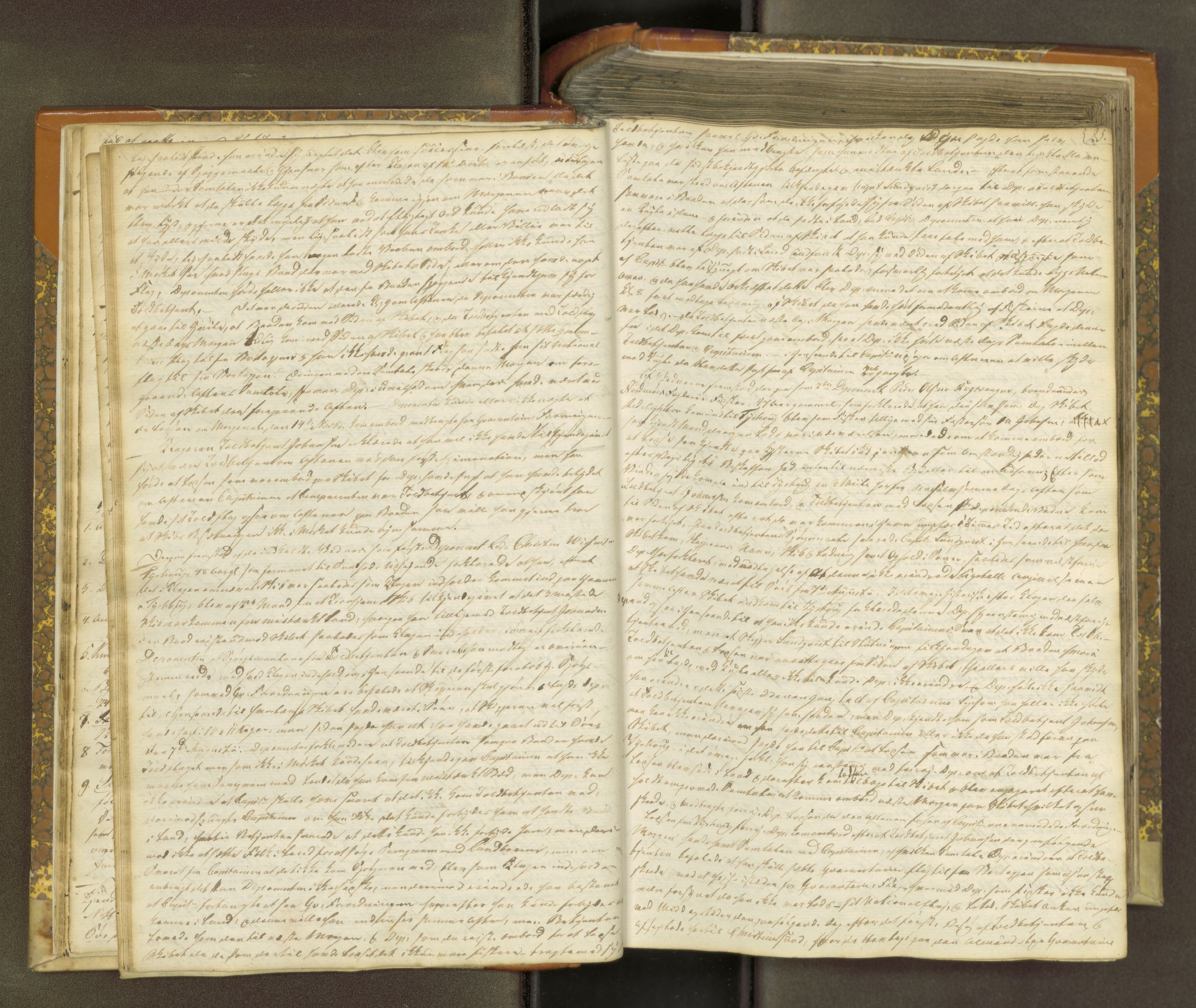 Kristiansund byfogd, AV/SAT-A-4587/A/01/L0008: Justisprotokoll. Aut. 31.12.1817, 1817-1829, p. 24b-25a