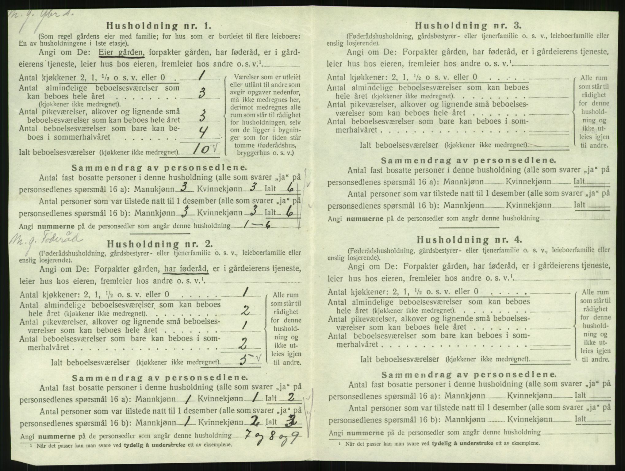 SAT, 1920 census for Røra, 1920, p. 24