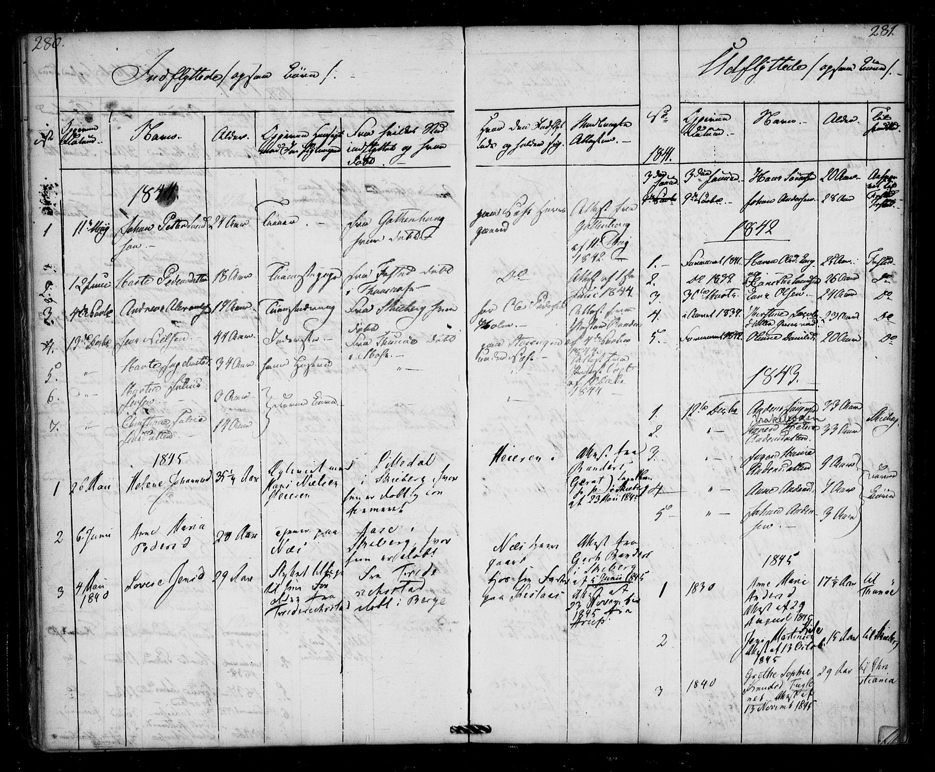 Borge prestekontor Kirkebøker, AV/SAO-A-10903/F/Fb/L0001: Parish register (official) no. II 1, 1836-1852, p. 280-281