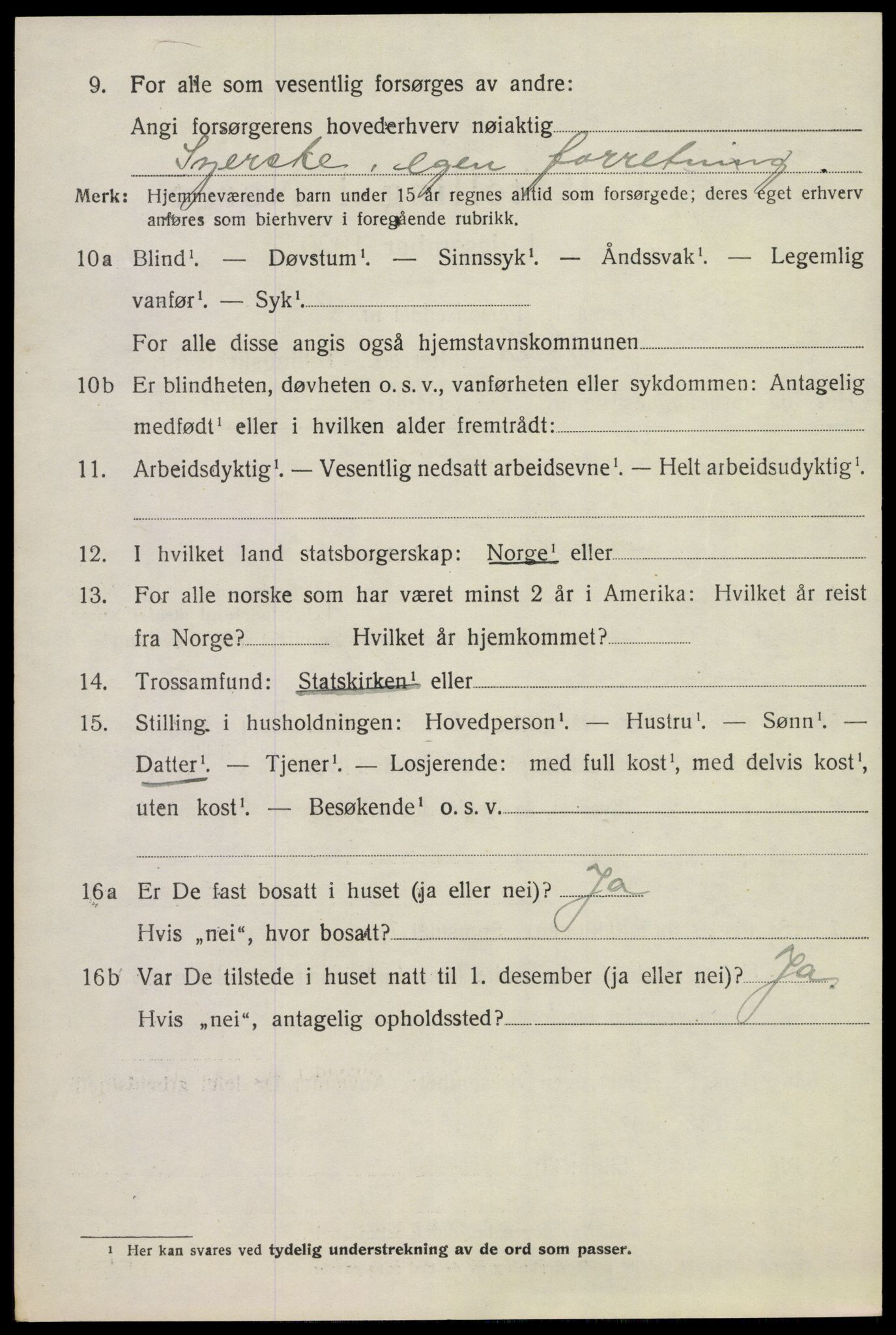 SAKO, 1920 census for Holla, 1920, p. 1776