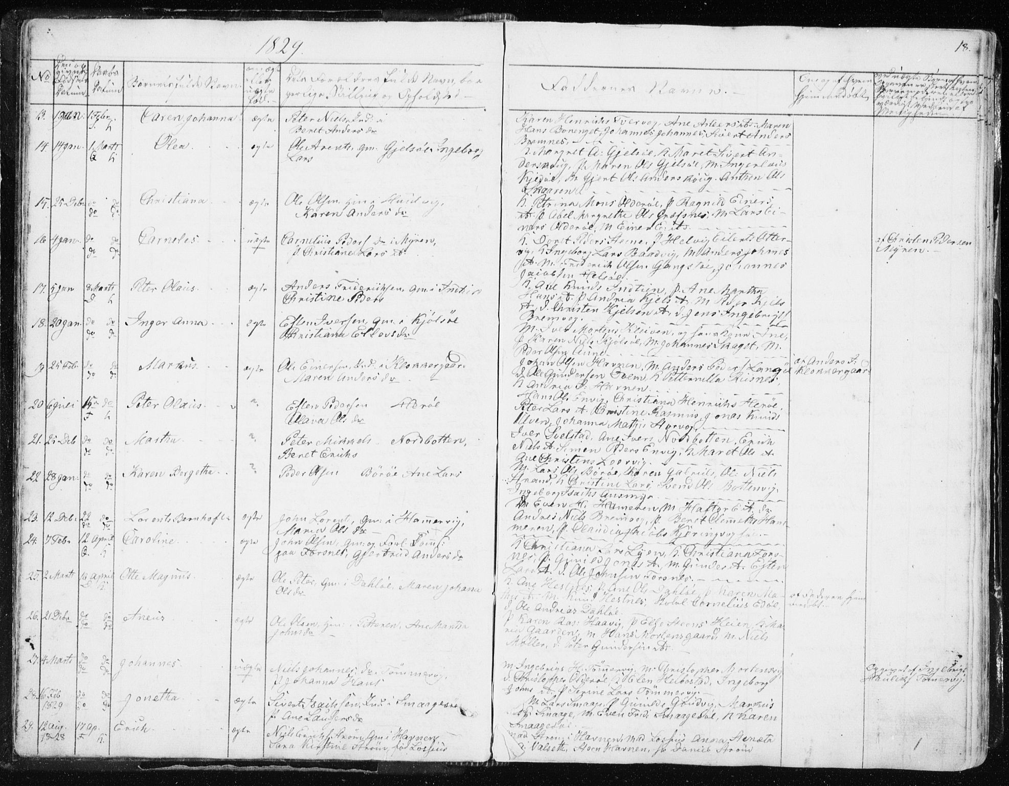 Ministerialprotokoller, klokkerbøker og fødselsregistre - Sør-Trøndelag, SAT/A-1456/634/L0528: Parish register (official) no. 634A04, 1827-1842, p. 18