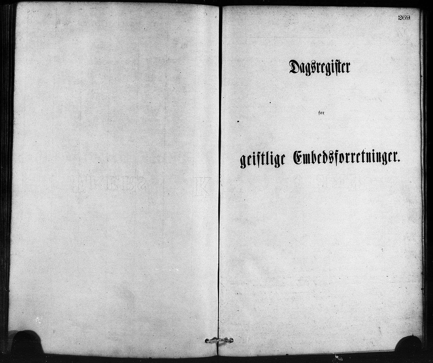 Sveio Sokneprestembete, SAB/A-78501/H/Haa: Parish register (official) no. B 1, 1870-1883, p. 269