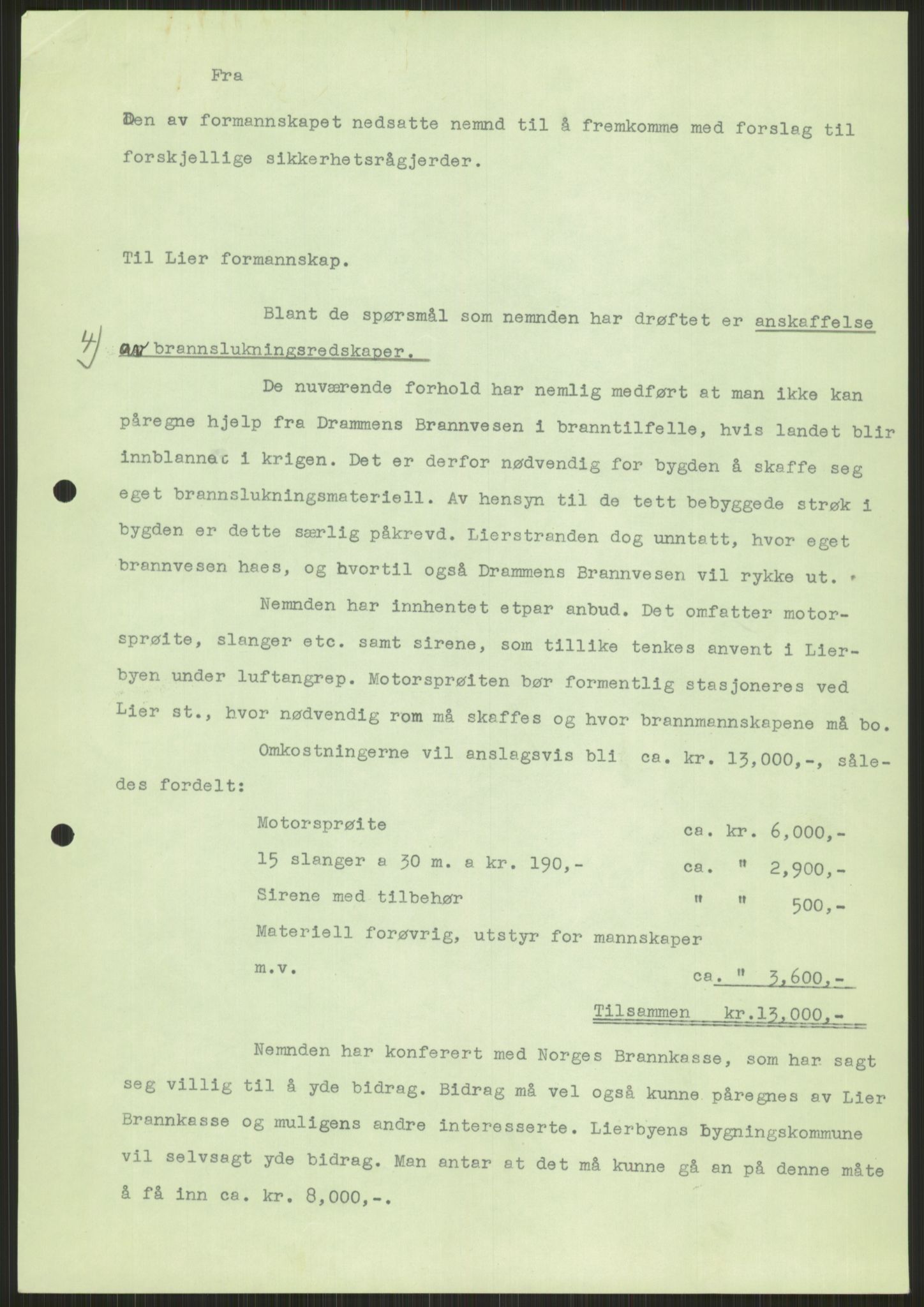 Forsvaret, Forsvarets krigshistoriske avdeling, AV/RA-RAFA-2017/Y/Ya/L0014: II-C-11-31 - Fylkesmenn.  Rapporter om krigsbegivenhetene 1940., 1940, p. 426