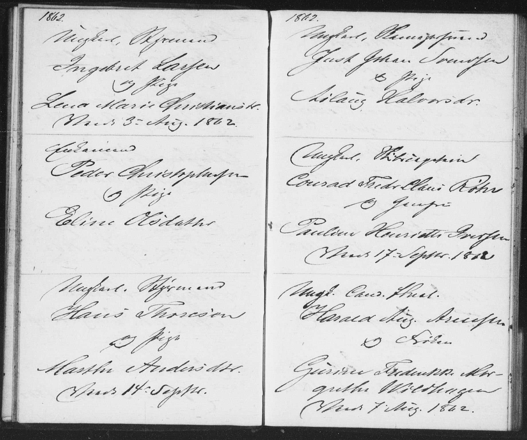 Bragernes kirkebøker, AV/SAKO-A-6/H/Ha/L0004: Banns register no. 4, 1860-1866