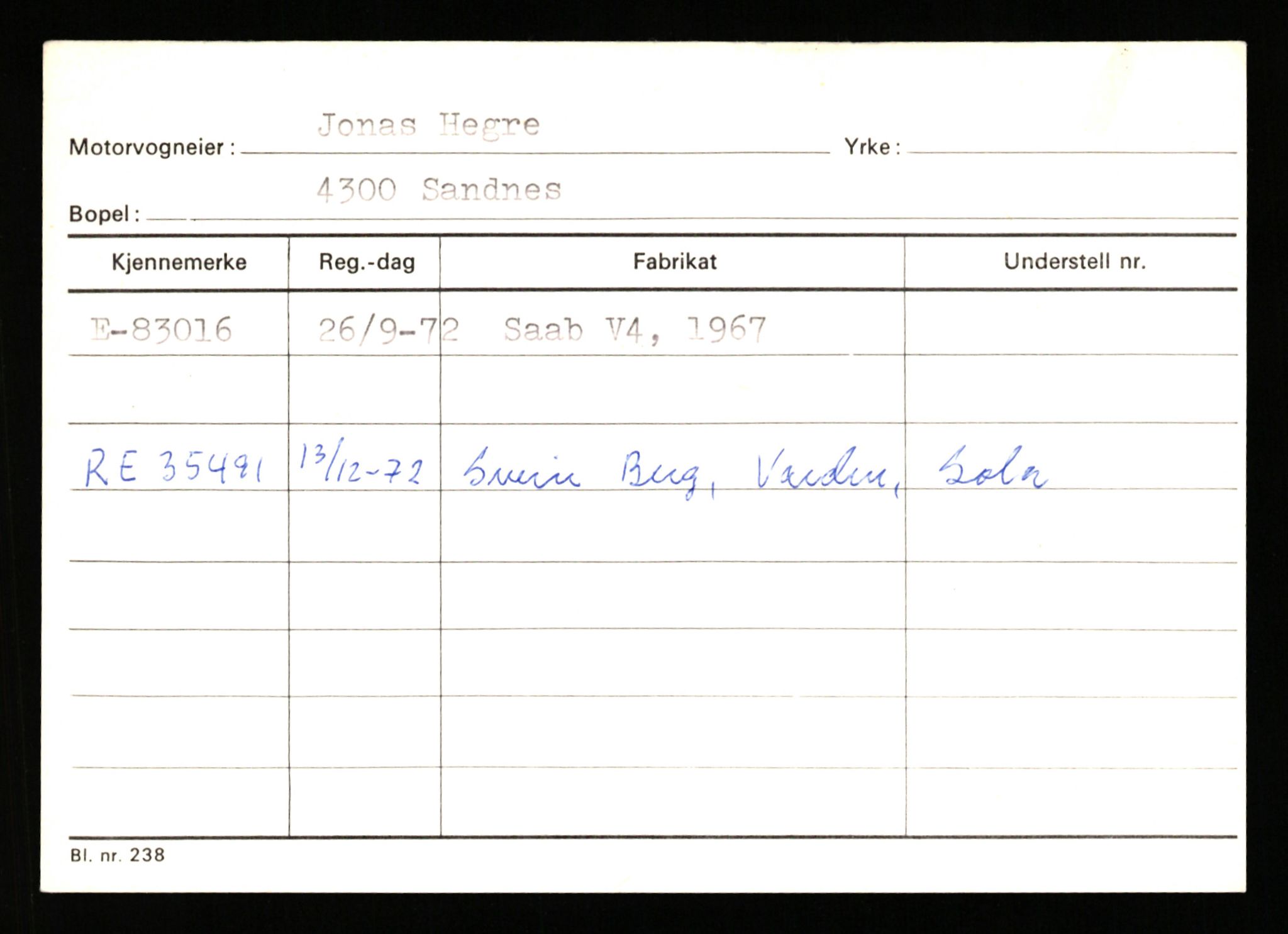 Stavanger trafikkstasjon, AV/SAST-A-101942/0/G/L0008: Registreringsnummer: 67519 - 84533, 1930-1971, p. 2908