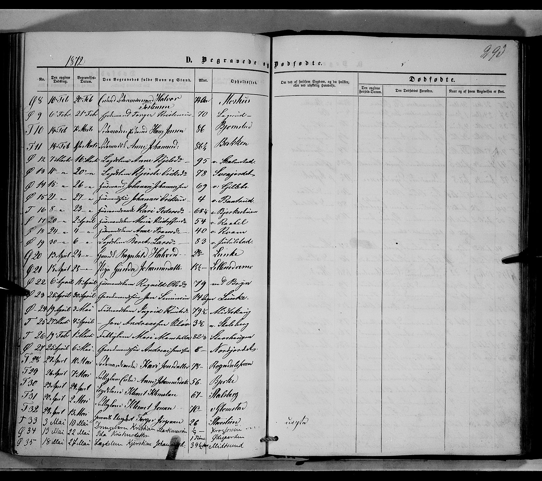 Øyer prestekontor, SAH/PREST-084/H/Ha/Haa/L0006: Parish register (official) no. 6, 1858-1874, p. 293