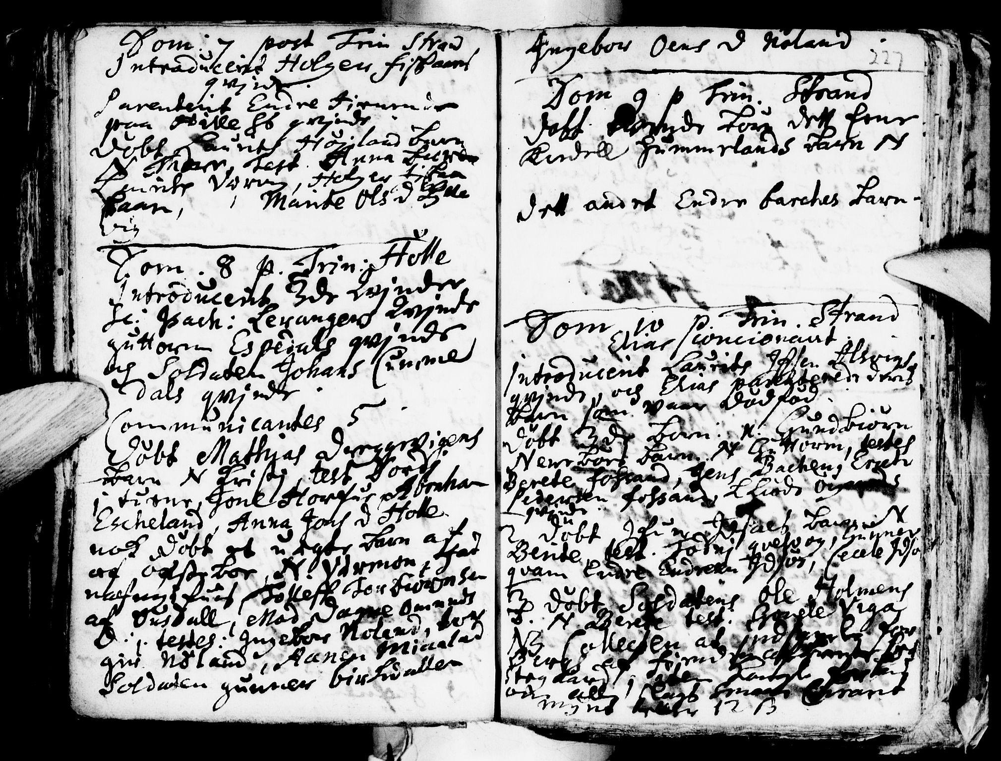 Strand sokneprestkontor, SAST/A-101828/H/Ha/Haa/L0001: Parish register (official) no. A 1, 1702-1745, p. 227