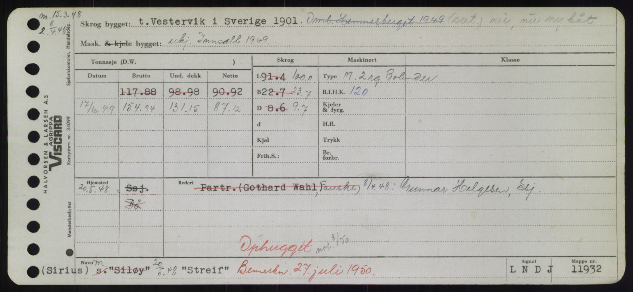 Sjøfartsdirektoratet med forløpere, Skipsmålingen, RA/S-1627/H/Hd/L0036: Fartøy, St, p. 623