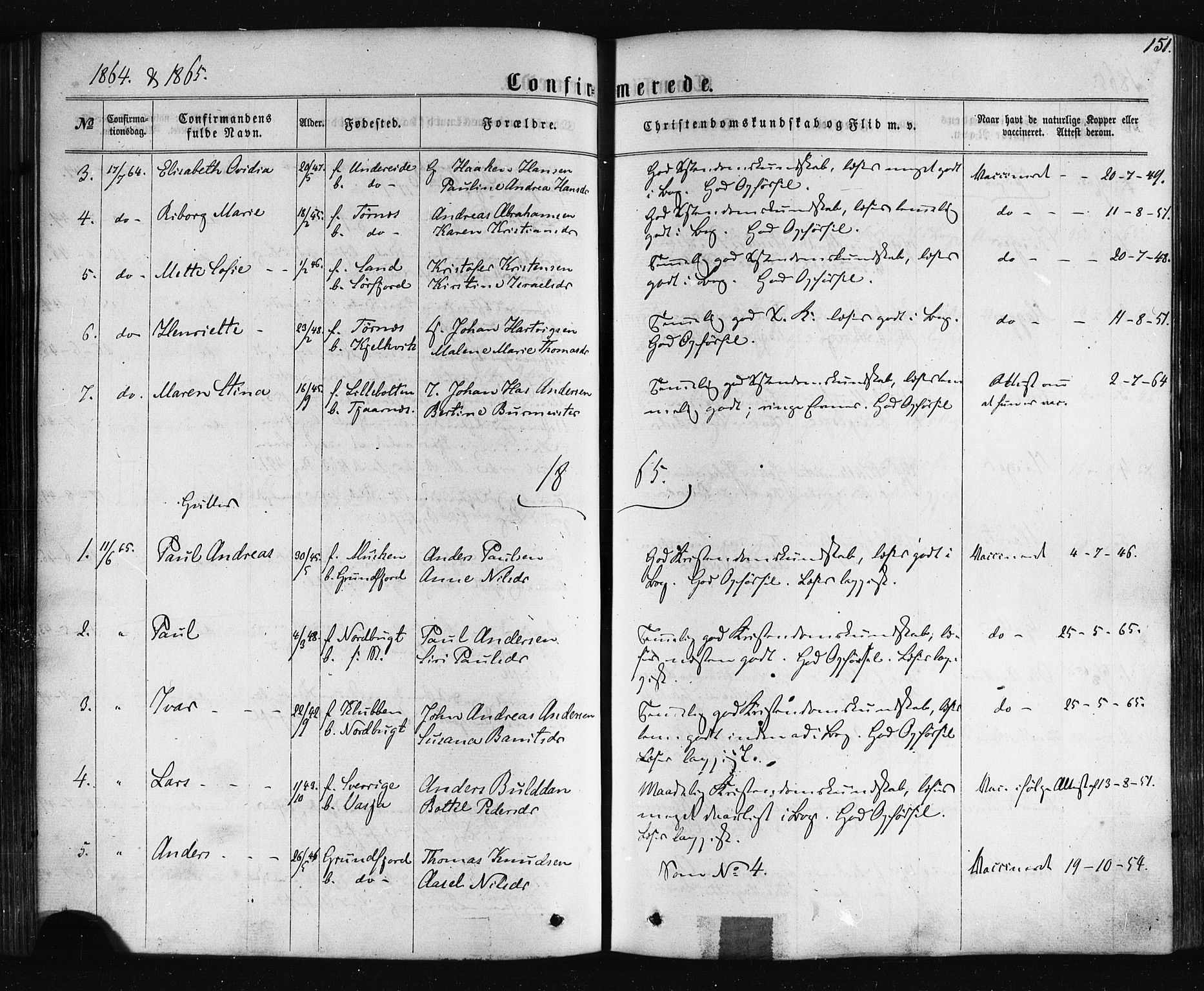 Ministerialprotokoller, klokkerbøker og fødselsregistre - Nordland, AV/SAT-A-1459/861/L0867: Parish register (official) no. 861A02, 1864-1878, p. 151