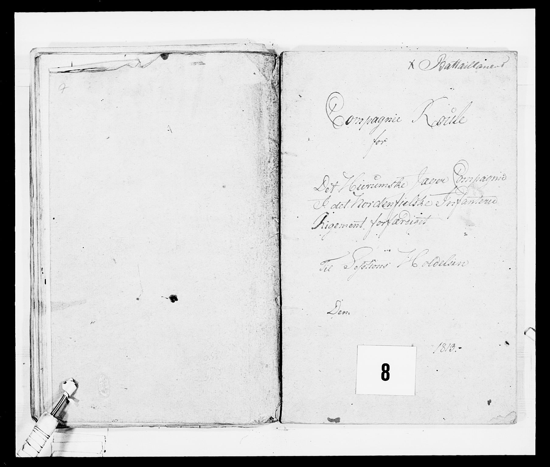Generalitets- og kommissariatskollegiet, Det kongelige norske kommissariatskollegium, AV/RA-EA-5420/E/Eh/L0035: Nordafjelske gevorbne infanteriregiment, 1812-1813, p. 362