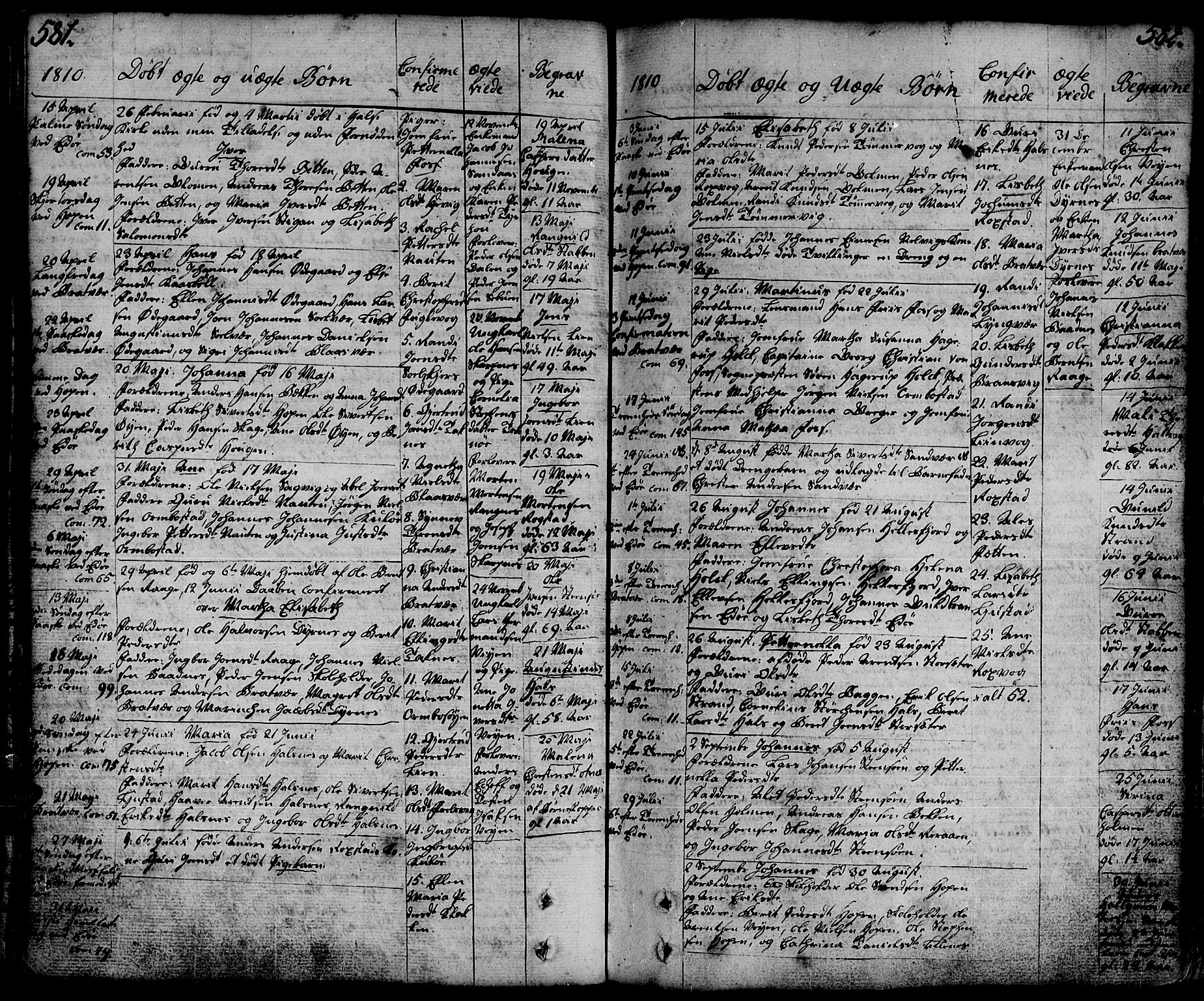 Ministerialprotokoller, klokkerbøker og fødselsregistre - Møre og Romsdal, SAT/A-1454/581/L0932: Parish register (official) no. 581A02, 1767-1823, p. 581-582
