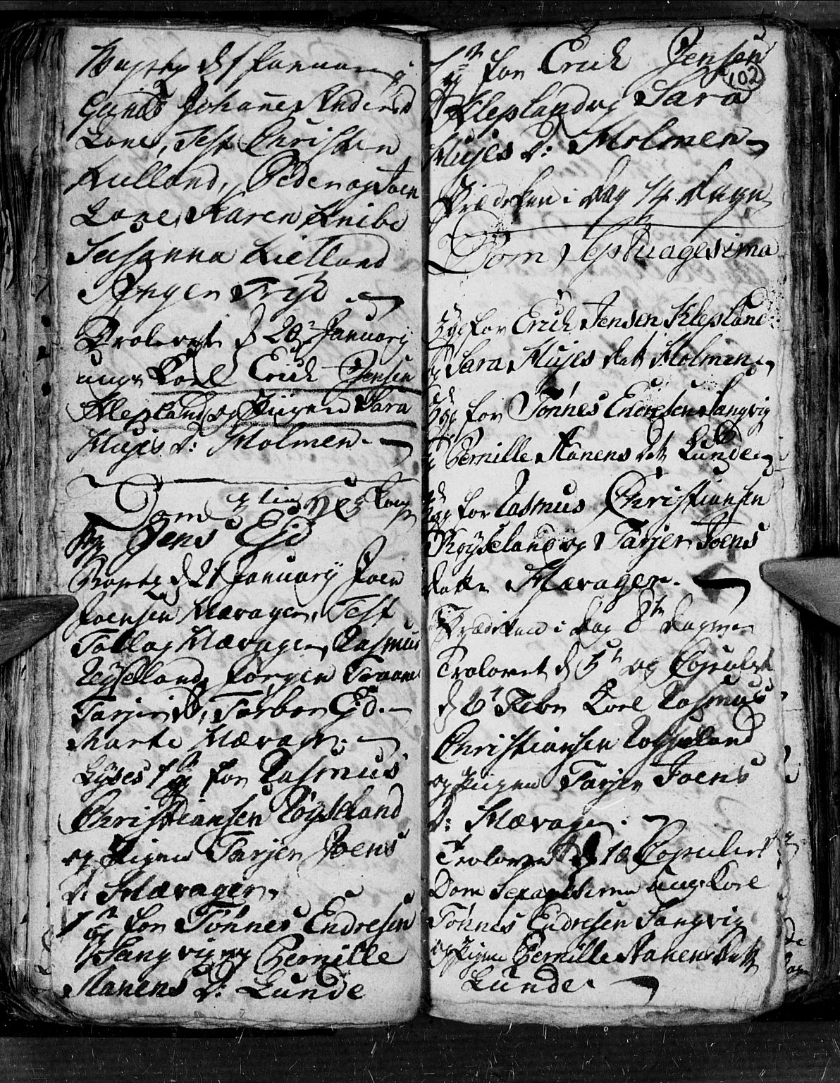 Søgne sokneprestkontor, AV/SAK-1111-0037/F/Fb/Fbb/L0001: Parish register (copy) no. B 1, 1779-1802, p. 102